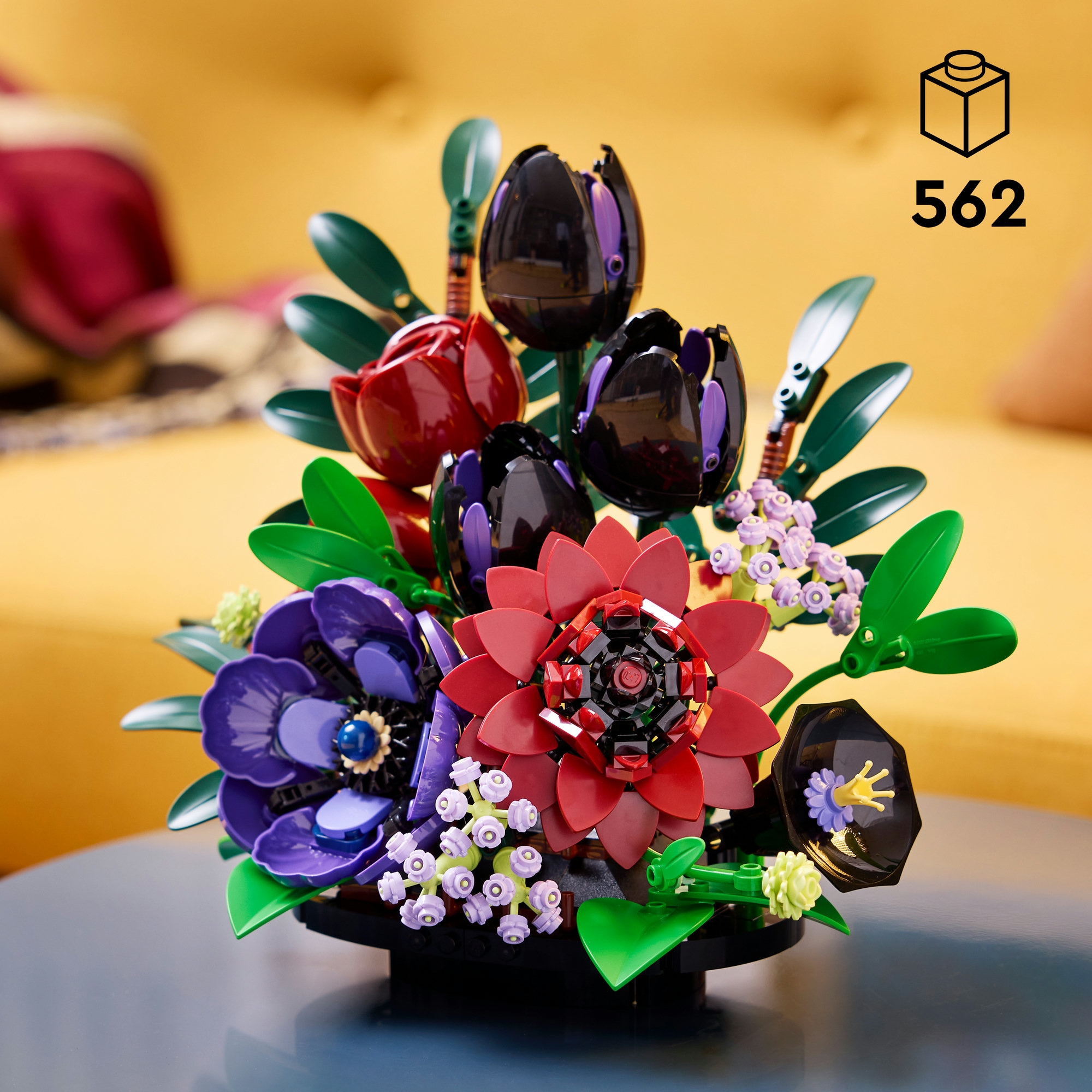 LEGO® Konstruktionsspielsteine »Dunkles Blumengesteck (11513), LEGO Botanicals« Made in Europe