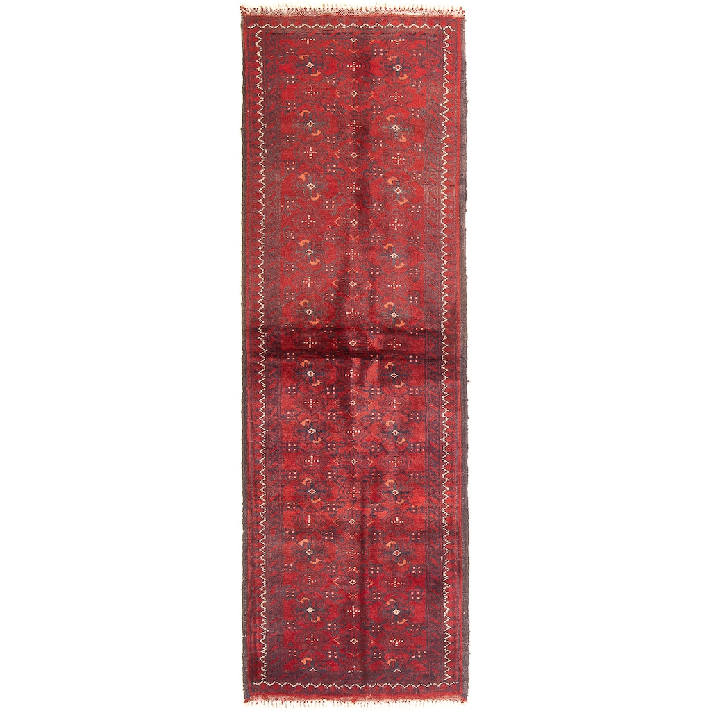 morgenland Orientteppich »Afghan - 140 x 44 cm - rot«, rechteckig