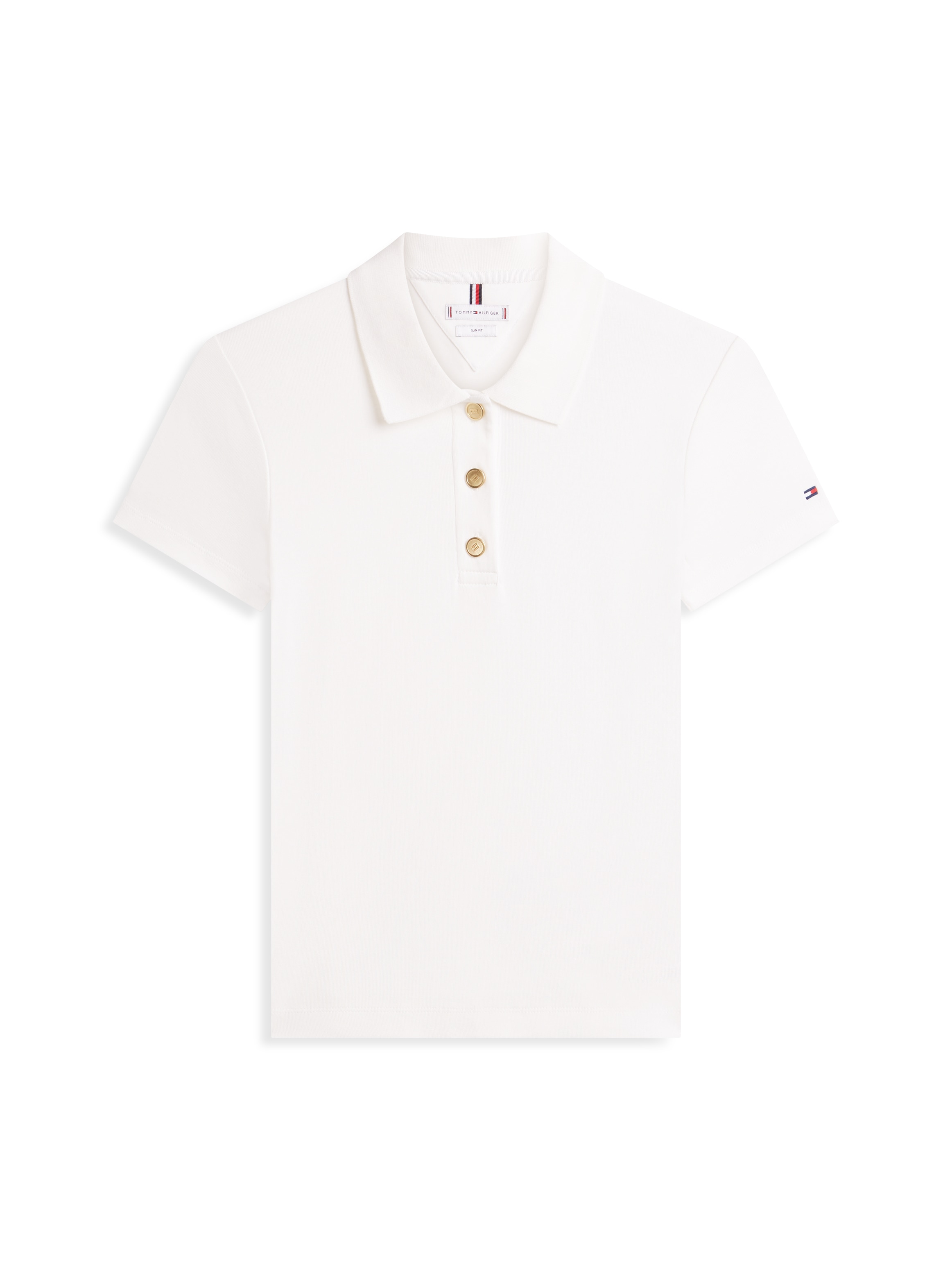 Tommy Hilfiger Poloshirt »GOLD BUTTON SLIM SS POLO«