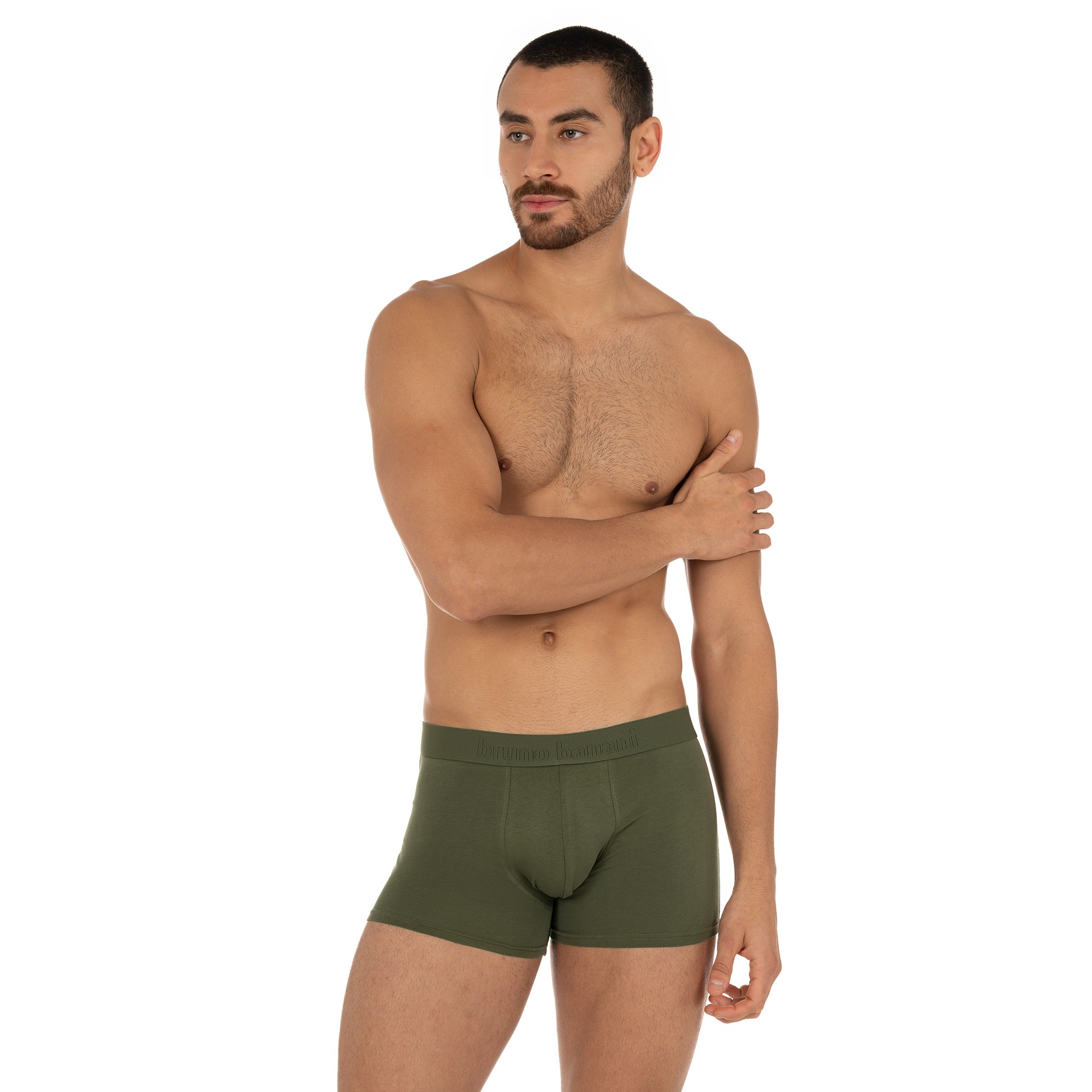 Bruno Banani Boxershorts »FLOWING«, (2er Pack), mit kontrastfarbenem Bündchen