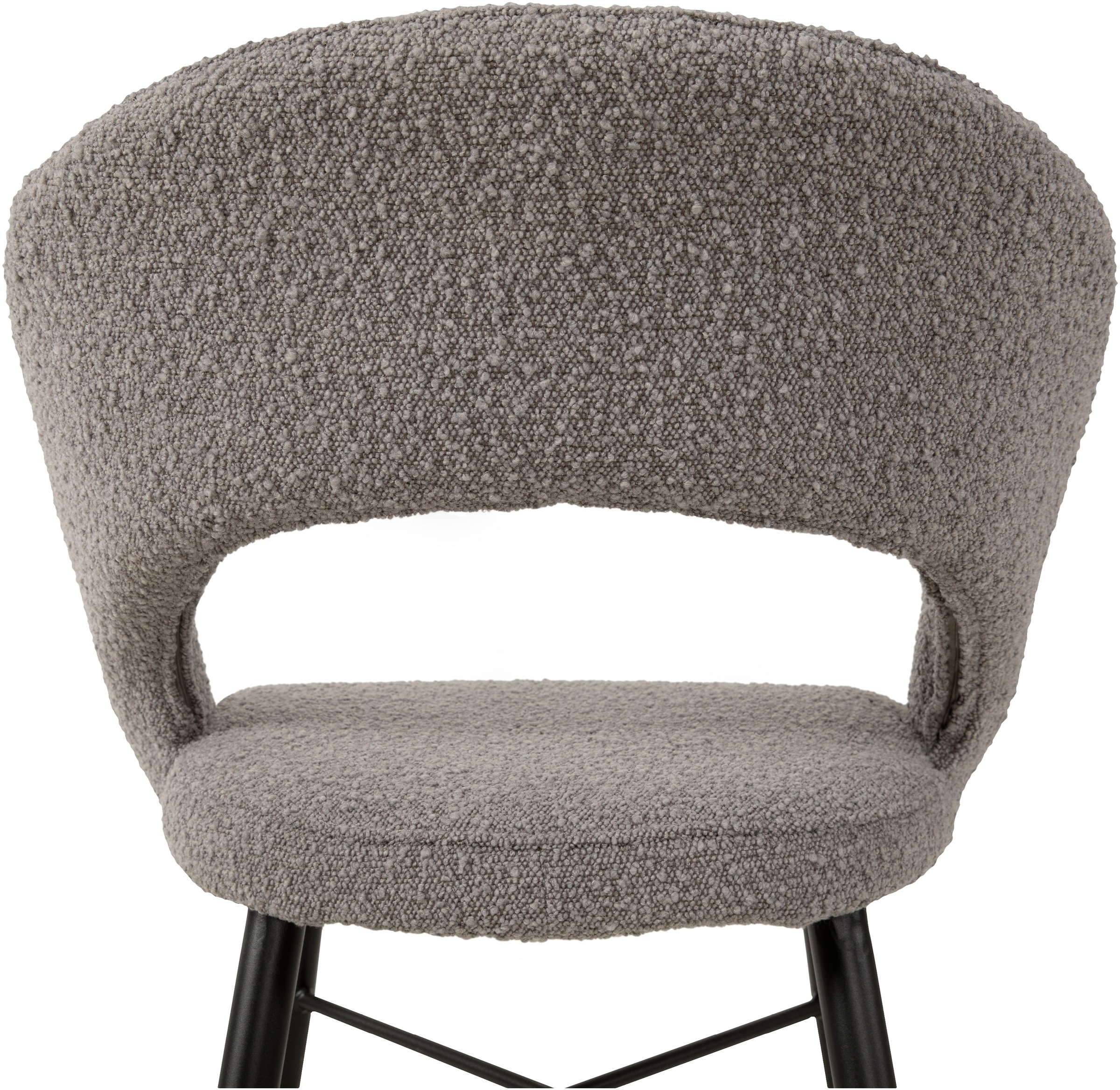 OMG Design Esszimmerstuhl »Marley«, (Set), 1 St., Stoff, mit modernem Cut-Out, Bouclé Bezug