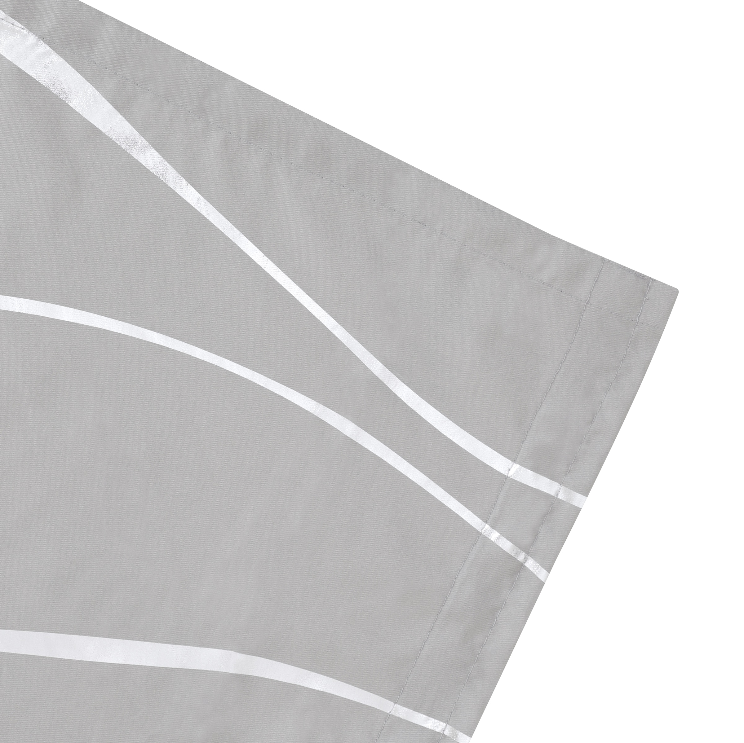 OTTO home Gardine »Quinnton« Kräuselband 2 Stk. tlg. Blickdicht, 2er‑Set. Metallic‑Akzenten, Kräuselband