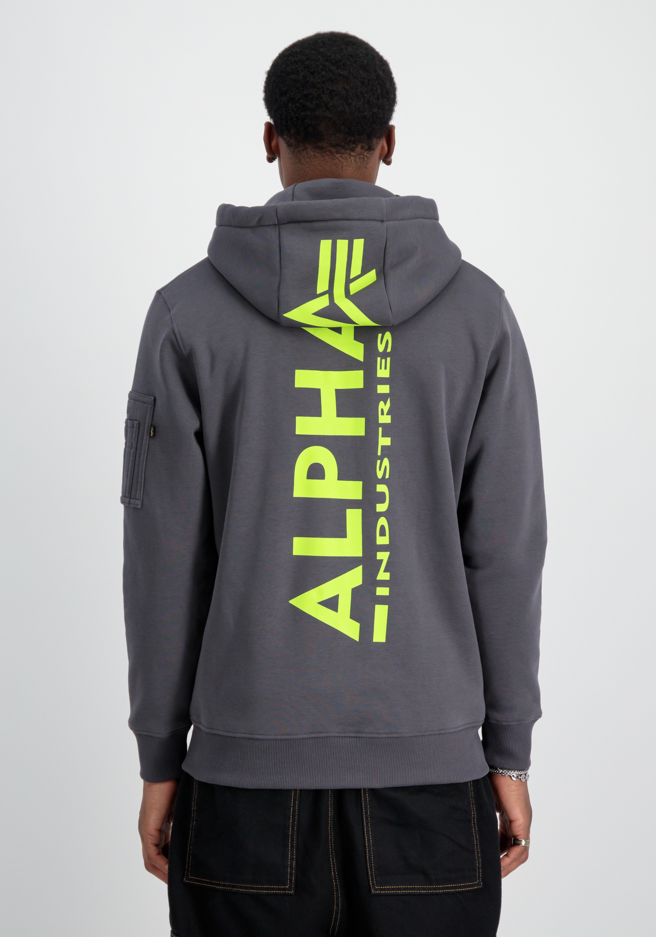 Alpha Industries Hoodie »Alpha Industries Hoodies - bei Zip OTTO Print Men bestellen online Back Hoody«