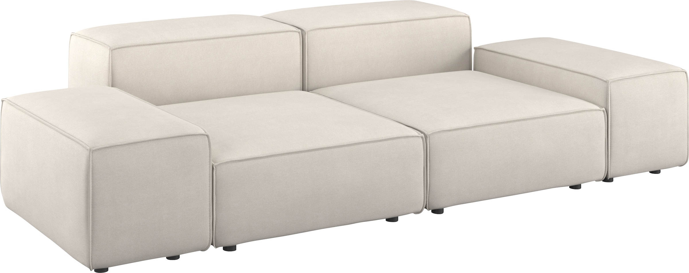 designwerk Big-Sofa »Puzzle, Designsofa für Indoor und Outdoor, bequem, modular«, wasserabweisend und strapazierfähig