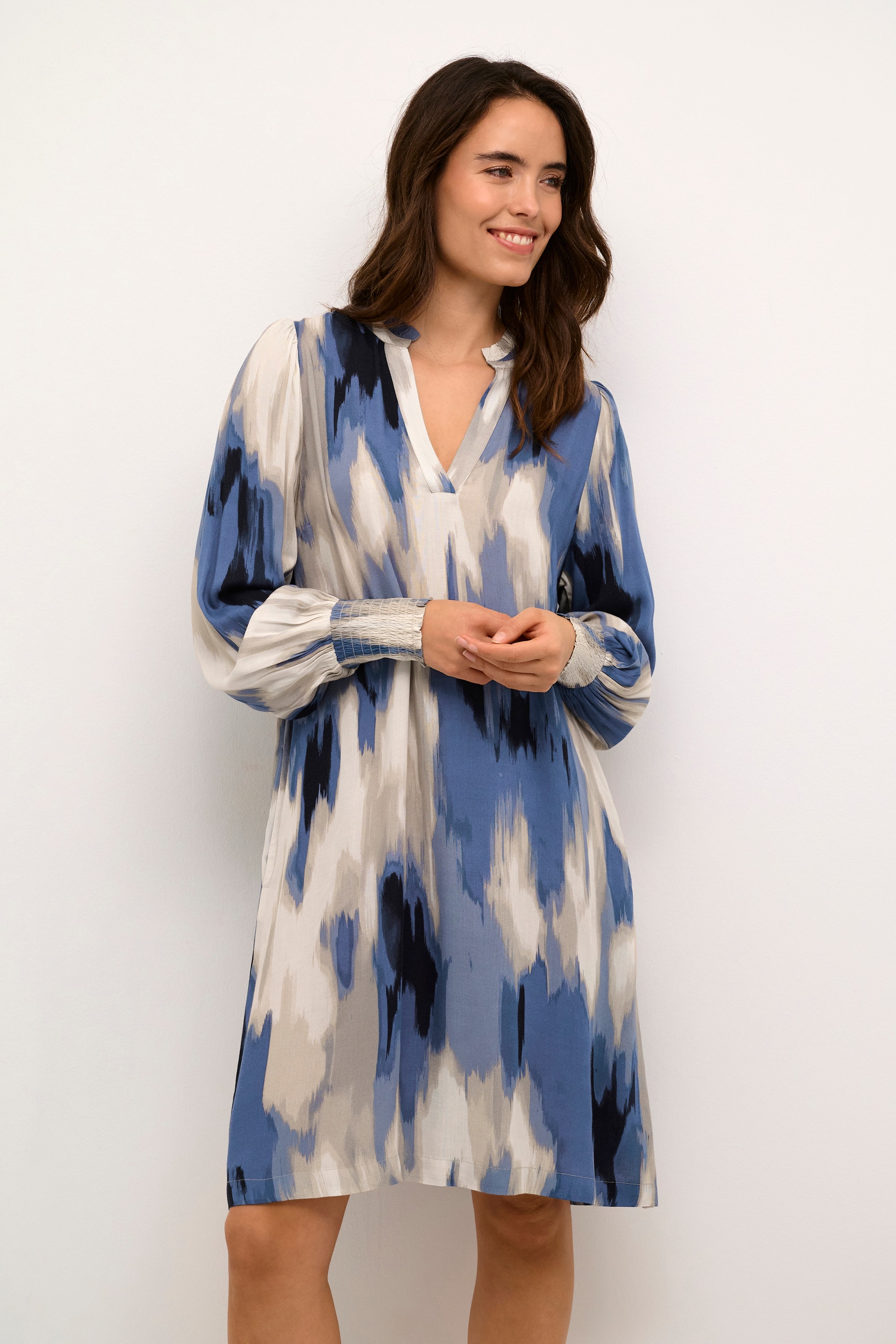 KAFFE Midikleid »Kleid KAbeathe«