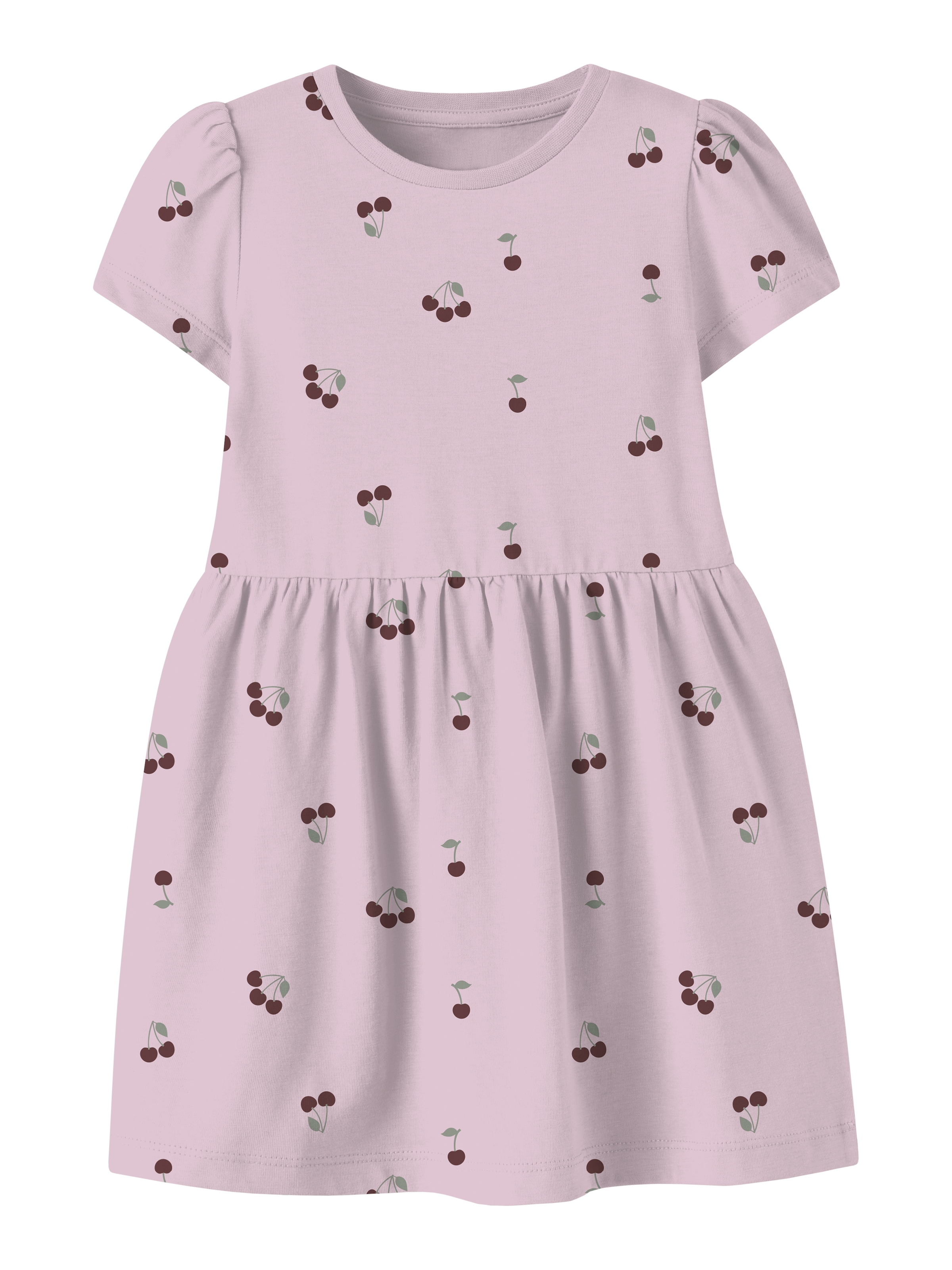 Name It Minikleid »NMFVIVIA SS 2P DRESS NOOS« 2 tlg. Baumwolle, bedruckt und uni im Set