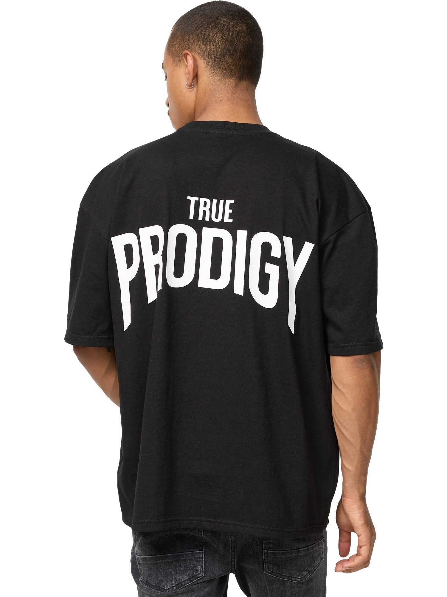 trueprodigy Oversize-Shirt »Jona Logo Print Oversized Rundhals«