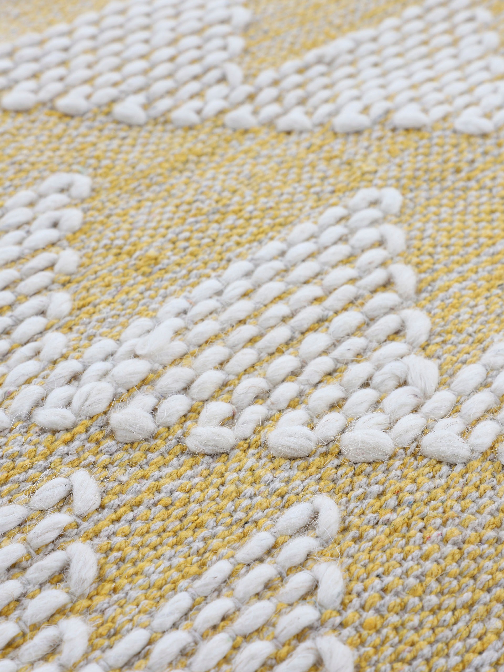 carpetfine Teppich »Kelim Durry«, rechteckig, 5 mm Höhe, Handweb, geometrisch, Hoch-Tief Effekt, handgewebt, reine Baumwolle