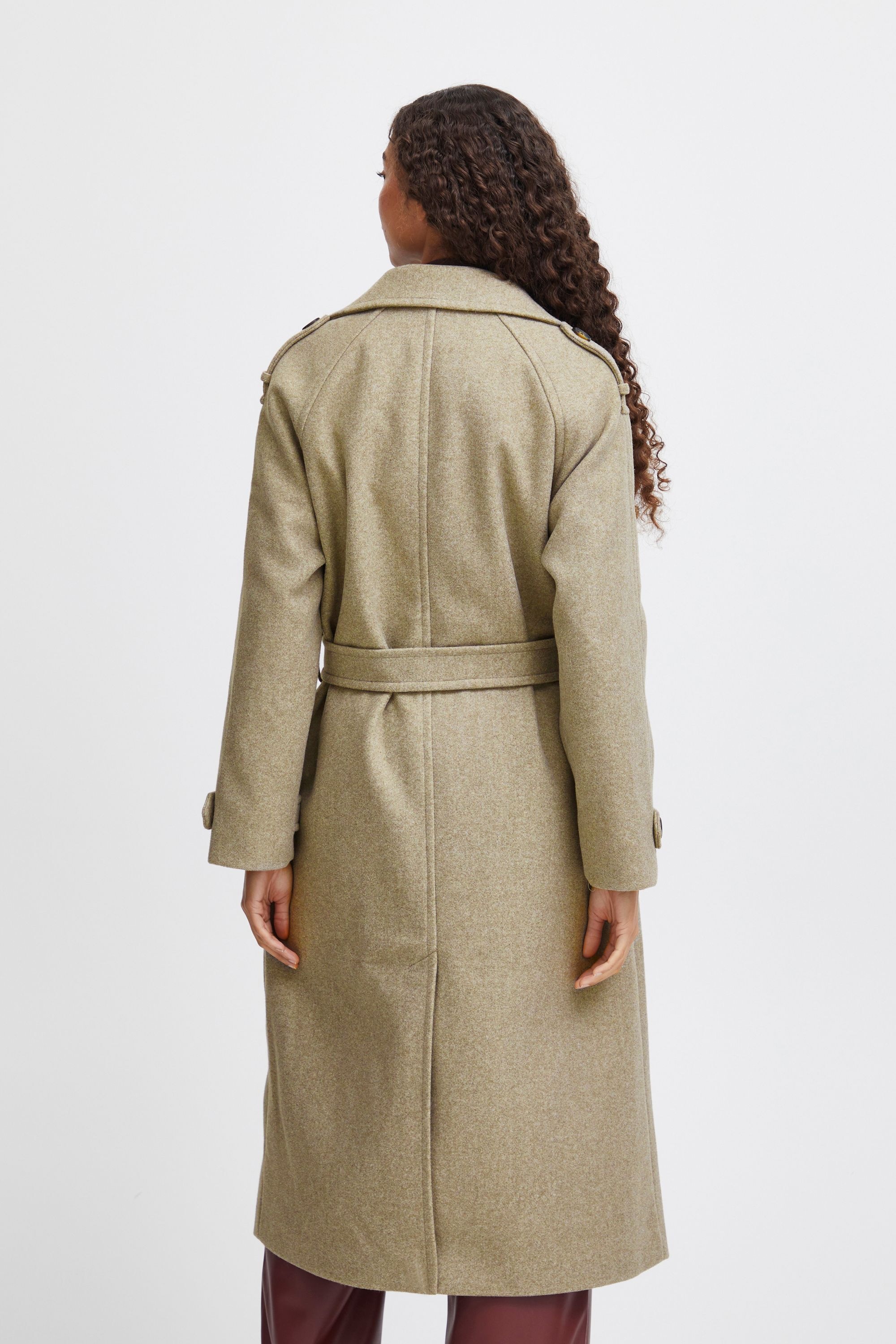 b.young Wollmantel »Wollmantel BYCILIA TRENCH COAT -«