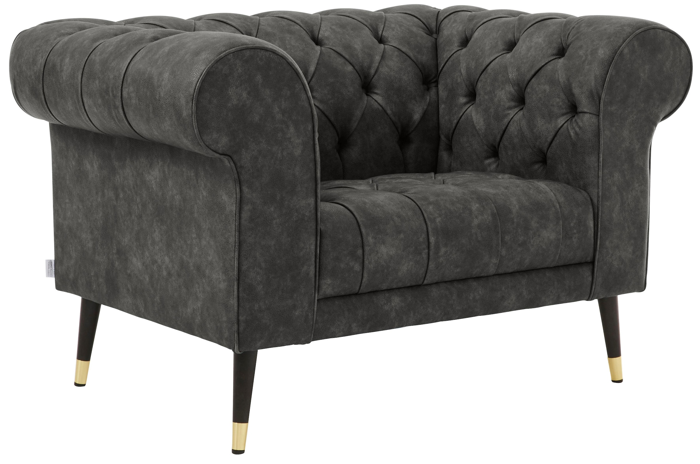 Guido Maria Kretschmer Home&Living Loveseat »Tinnum Loveseat, Chesterfield Sessel«