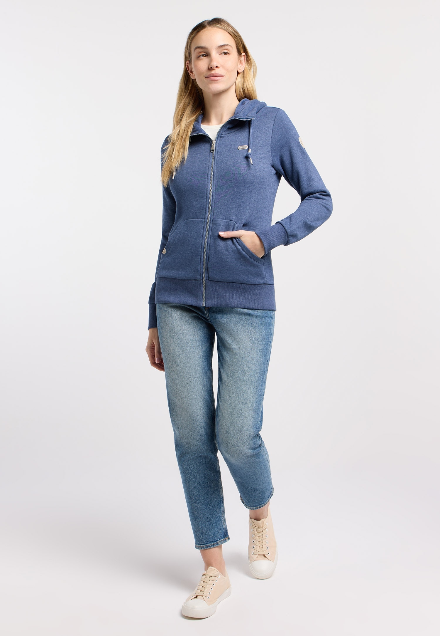 Ragwear Sweatjacke »NESKIA ZIP A« Bestseller aus elastischer Baumwollmischung, innen unbrushed