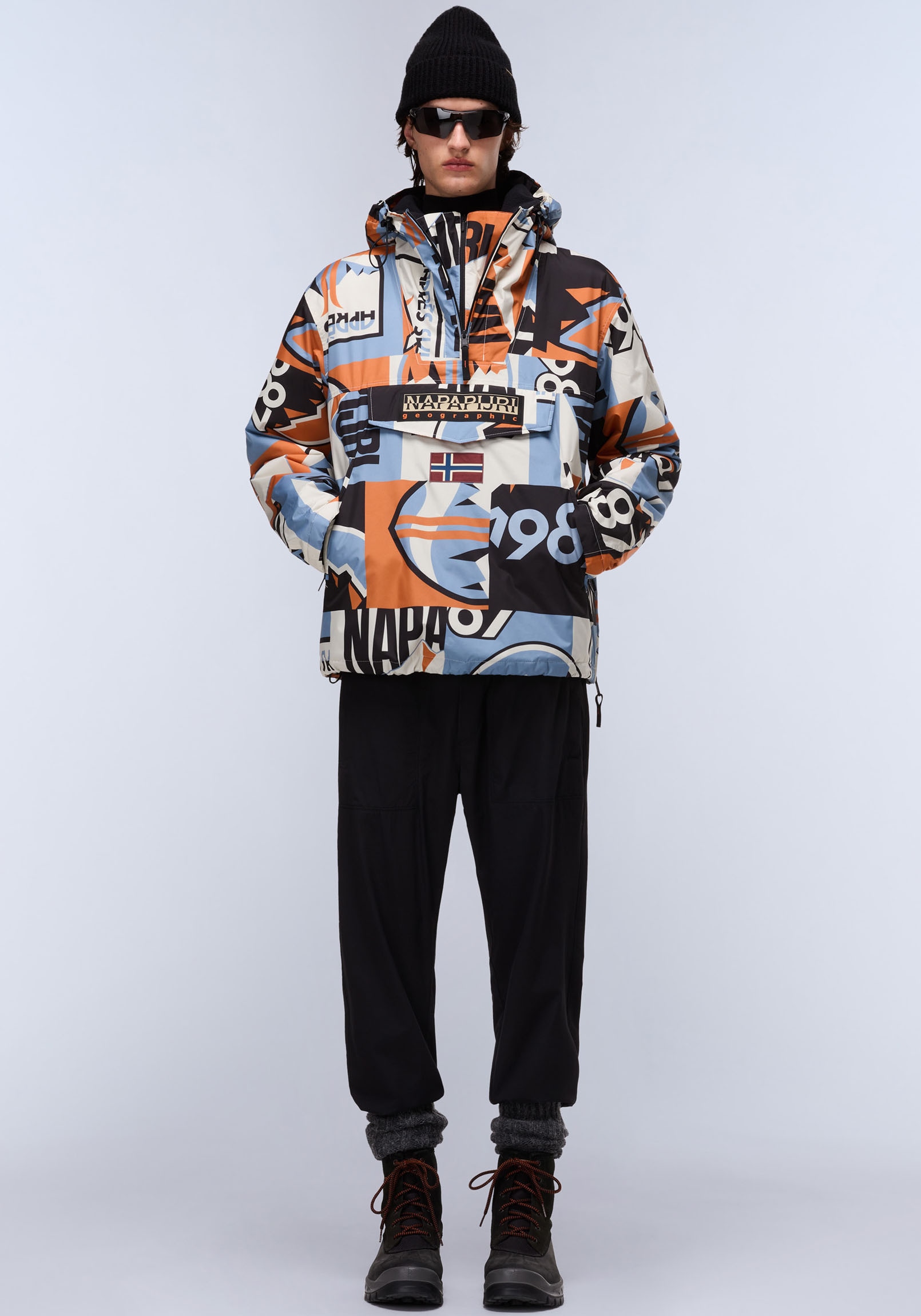 Napapijri Funktionsjacke »NEXT« mit Kapuze Regular fit mit Kapuze und Stehkragen