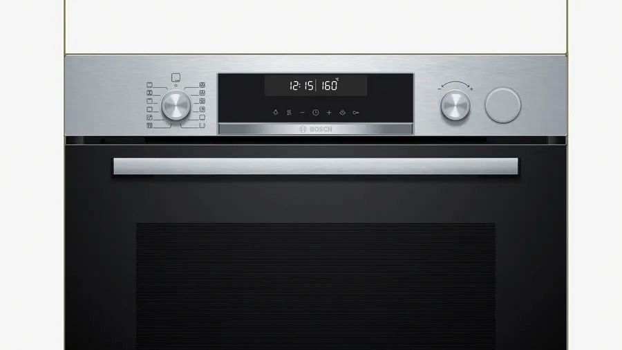 BOSCH Einbaubackofen Serie 6 »HRG5180S0«, mit 1-fach-Teleskopauszug, Hydrolyse