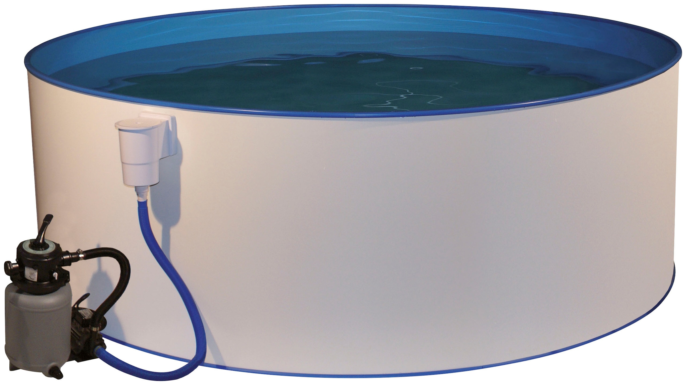 my POOL BWT Rundpool »Mit Akku-Bodensauger BC30« Tiefe 1,2 m, in zwei Größen erhältlich