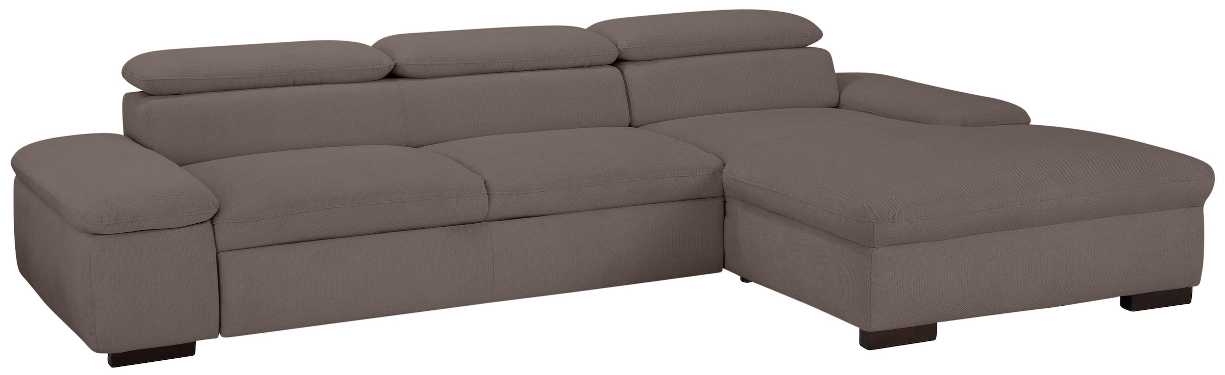 Home affaire Ecksofa »Alberto L-Form«, mit Kopfteilverstellung, wahlweise mit Bettfunktion