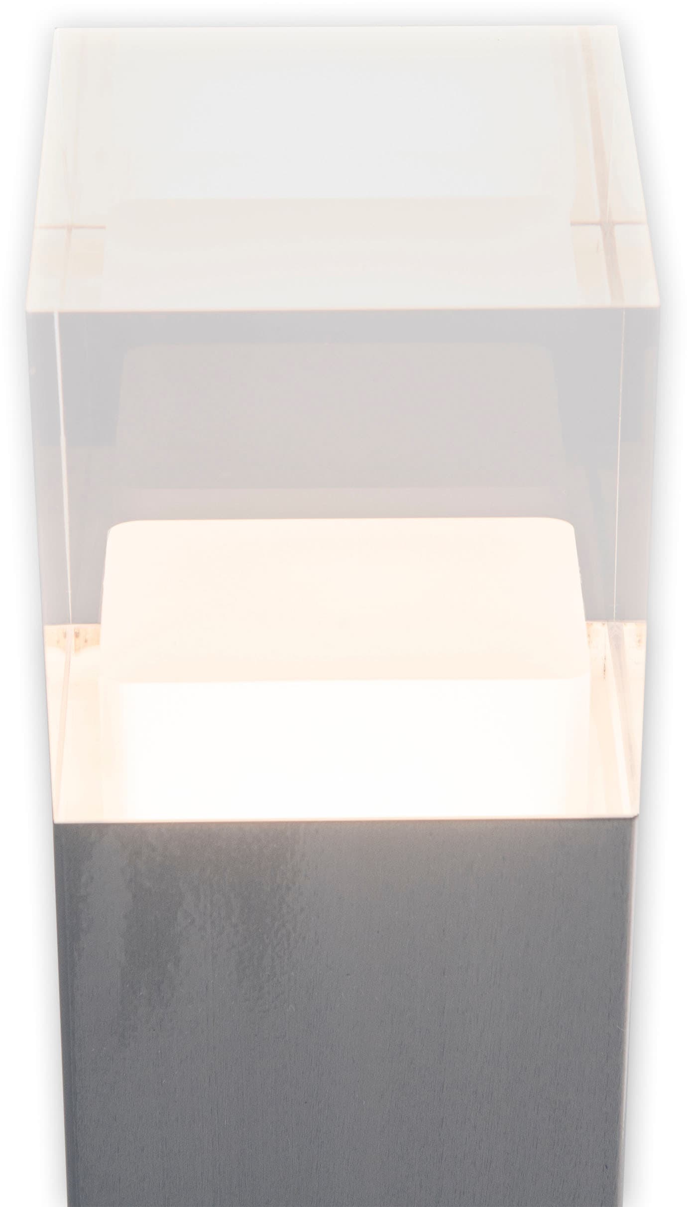 1 in Edelstahl/Kunststoff 15x warmweiß bei »Leah«, IP44 incl. blank/opal metall LED näve LED OTTO online Außen-Stehlampe flammig-flammig, bestellen