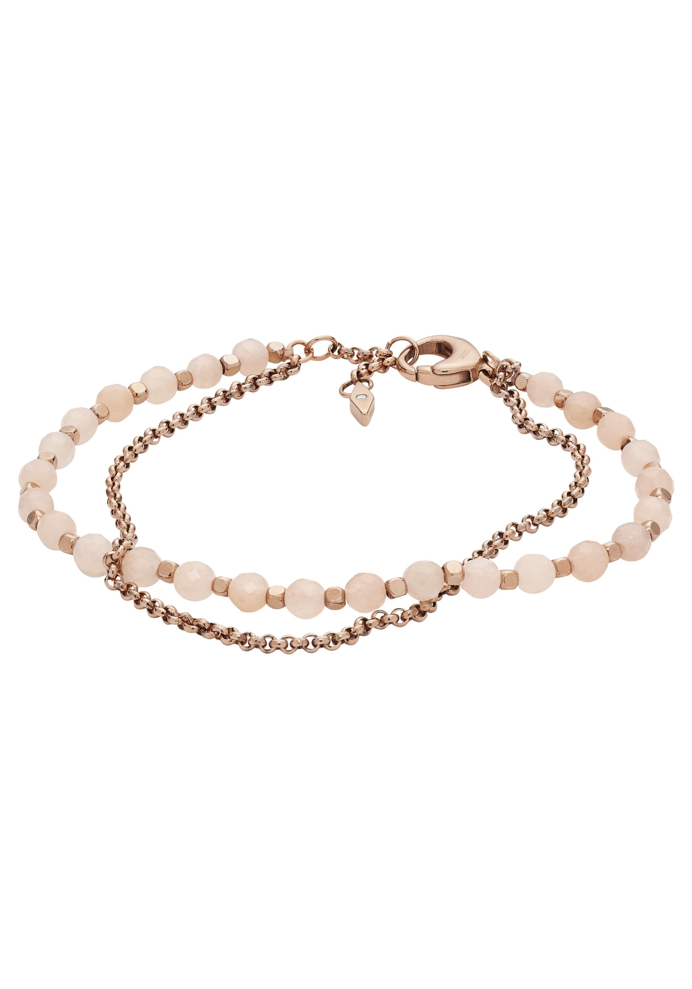 Fossil Armband »JA6851791, FASHION«, mit Glasstein und Aventurin