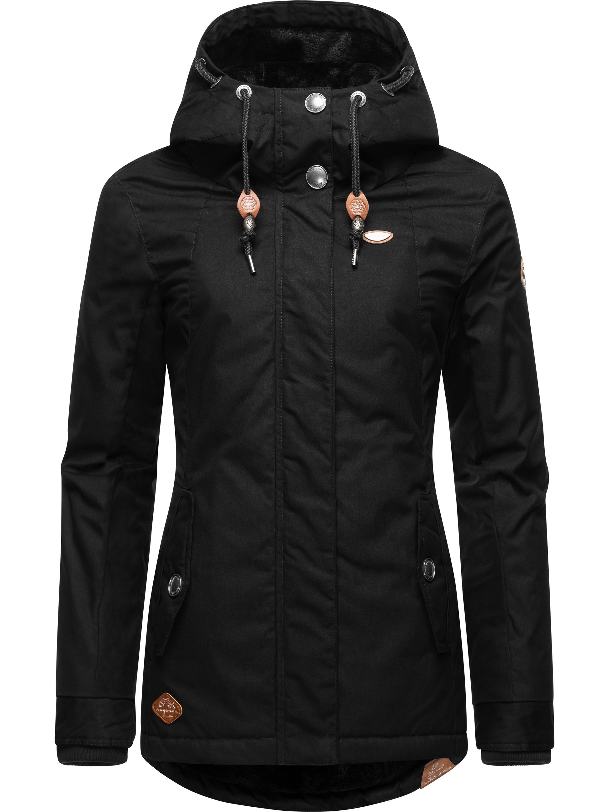 Ragwear Winterjacke »Winterjacke Monade«, mit Kapuze, Damen Winterparka mit Kapuze und m. Fleece gefüttert