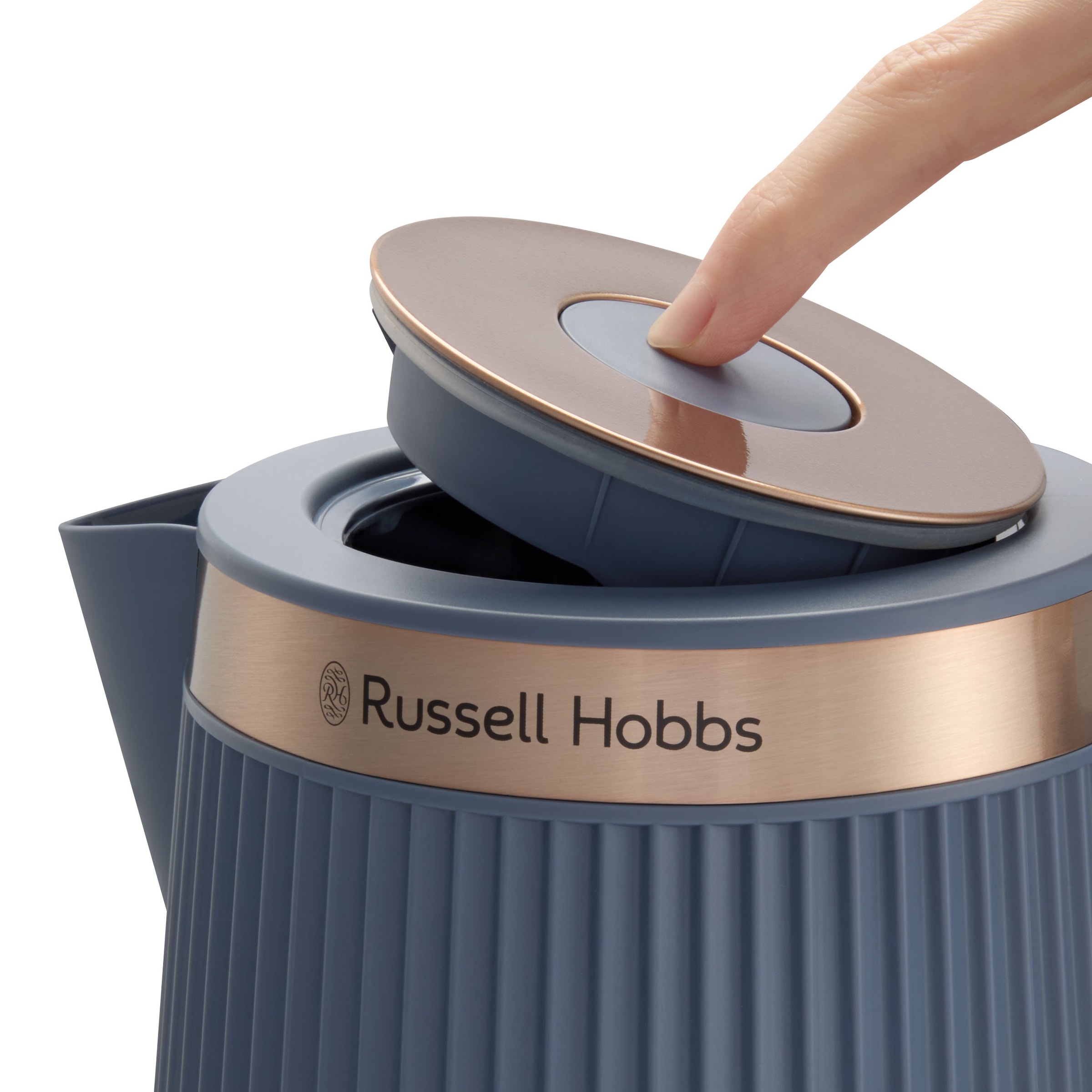 RUSSELL HOBBS Wasserkocher »Brontë 26752-70, Soft Navy« 2400 W 1,7l,