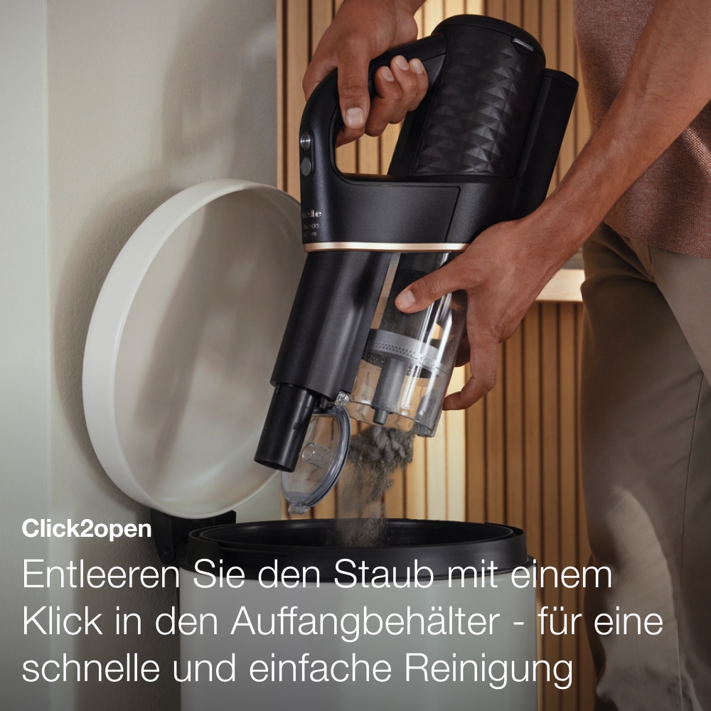 Miele Akku-Hand-und Stielstaubsauger »Duoflex HX1 Akku Staubsauger, 2in1-Funktion, 3,15 kg leicht,« Brilliantweiß Spacegrey Terrarot