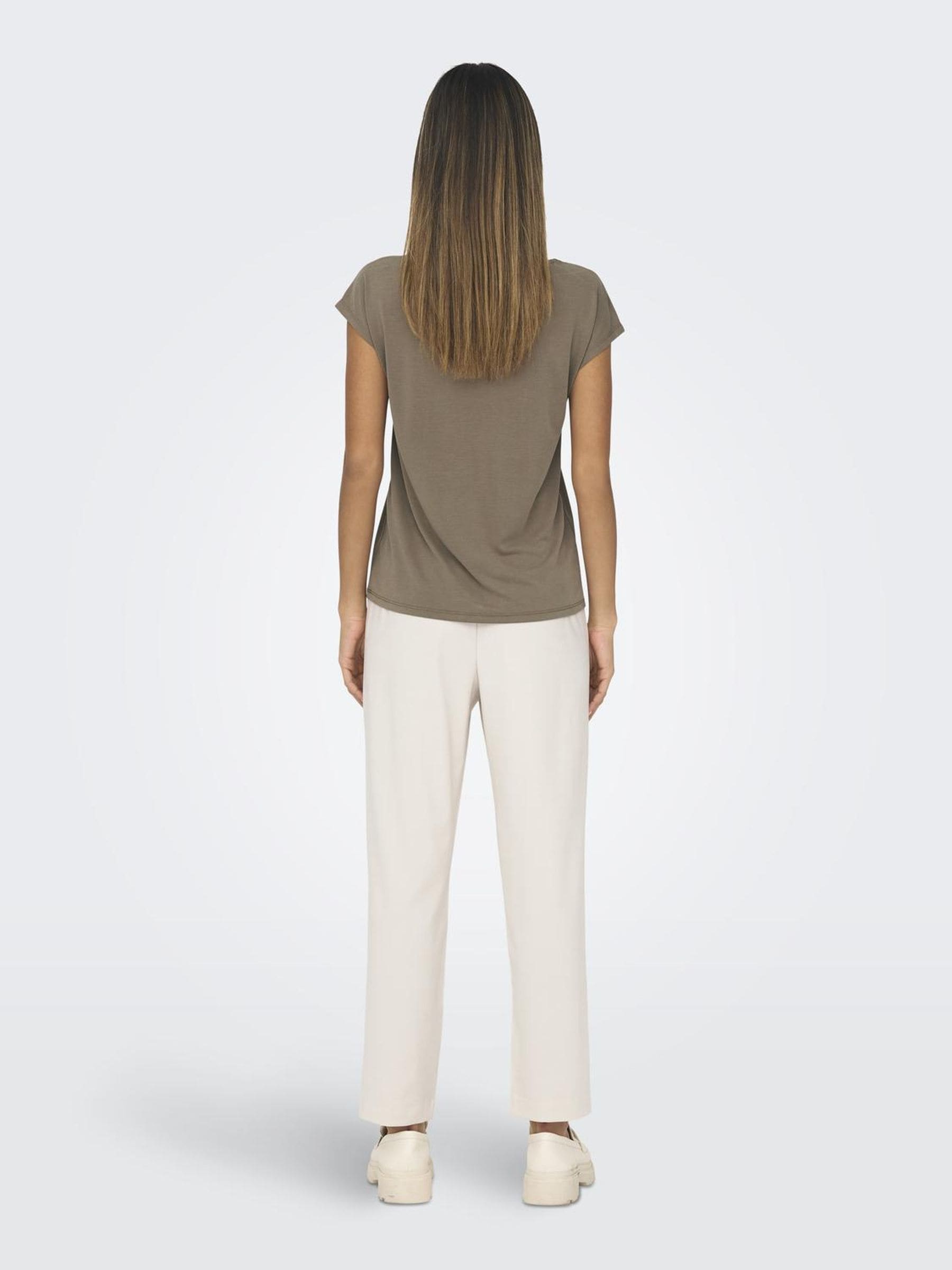 ONLY V-Shirt »ONLFREE S/S MODAL V-NEC TOP BOX JRS NOOS«