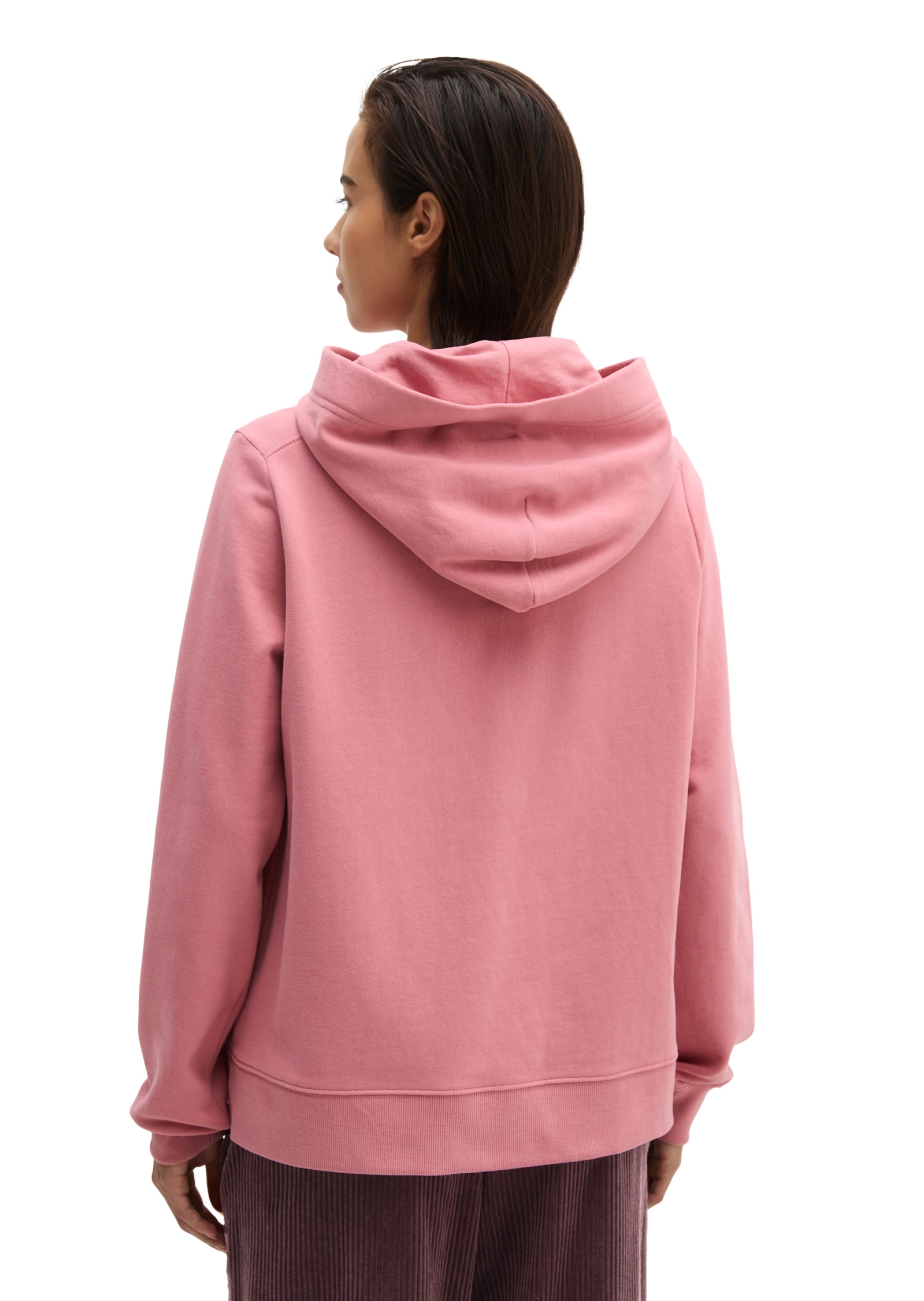 Marc O'Polo Hoodie , relaxed mit gepeachter Oberfläche
