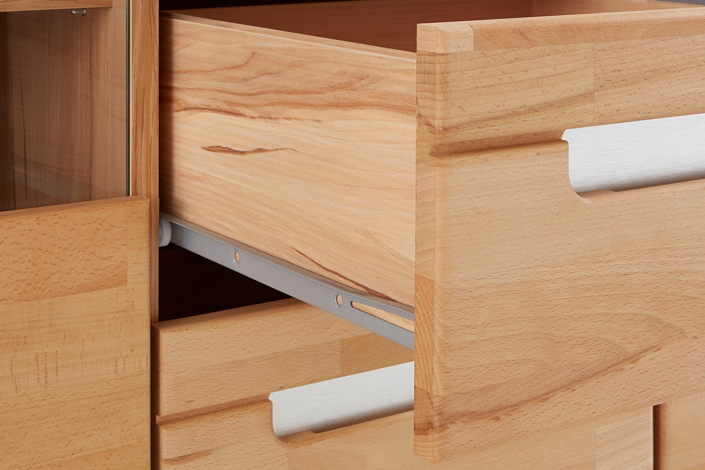 Home affaire Sideboard »Kolding« Breite 140 cm mit 2 Glastüren