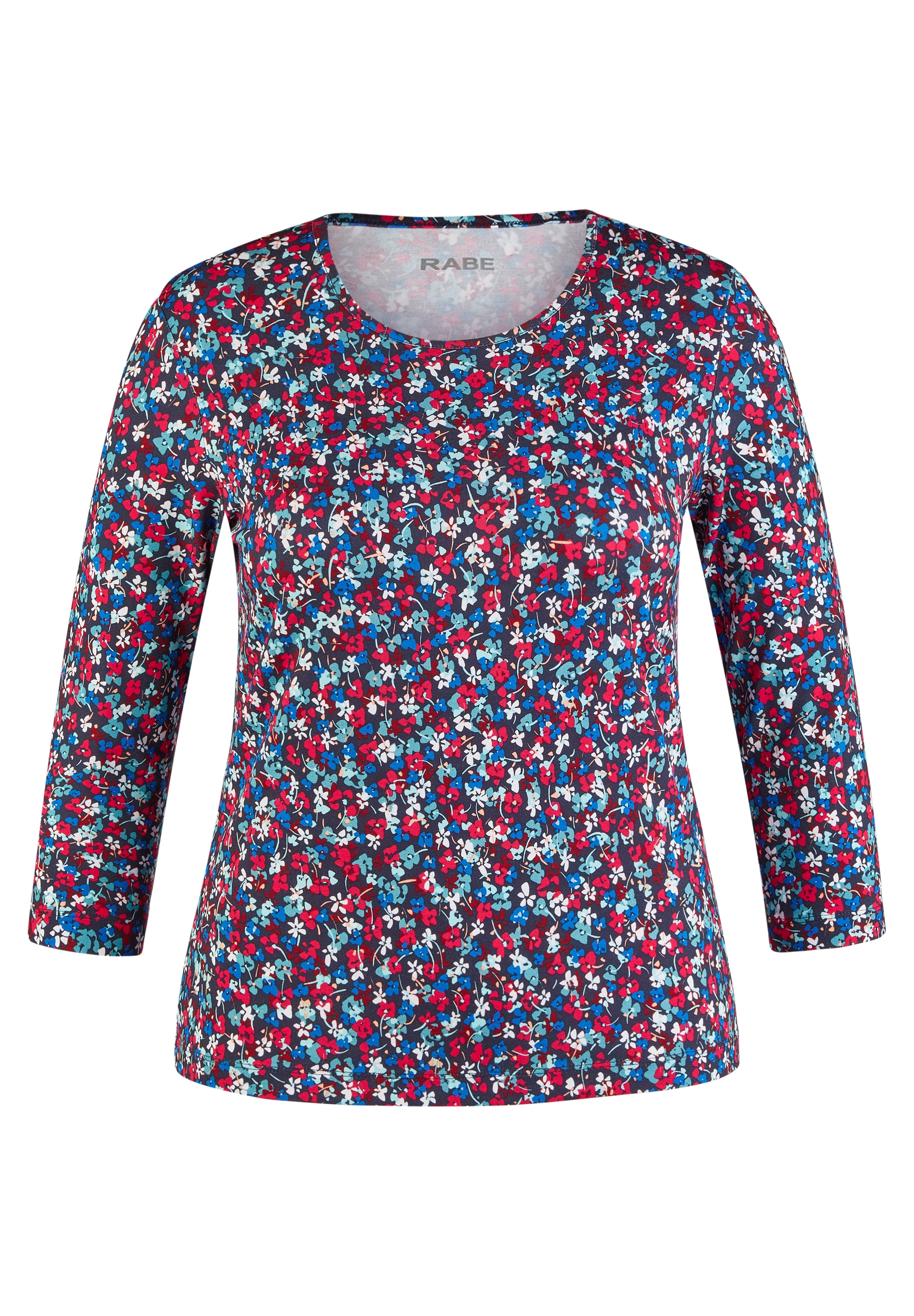 Rabe 3/4-Arm-Shirt, mit Blumenmuster
