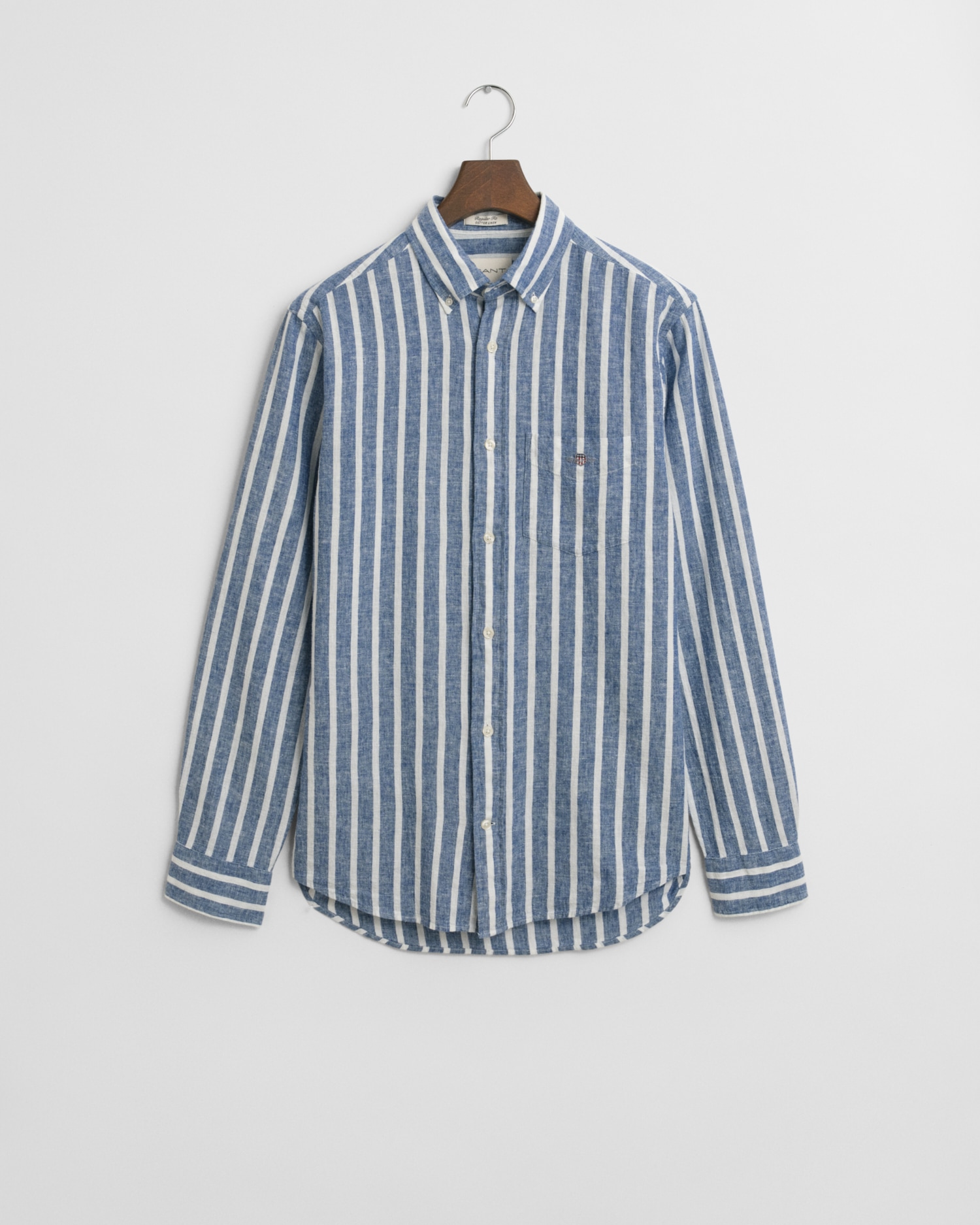 Gant Langarmhemd »REG COTTON/LINEN STRIPED SHIRT« Streifen, luftig, Leinen