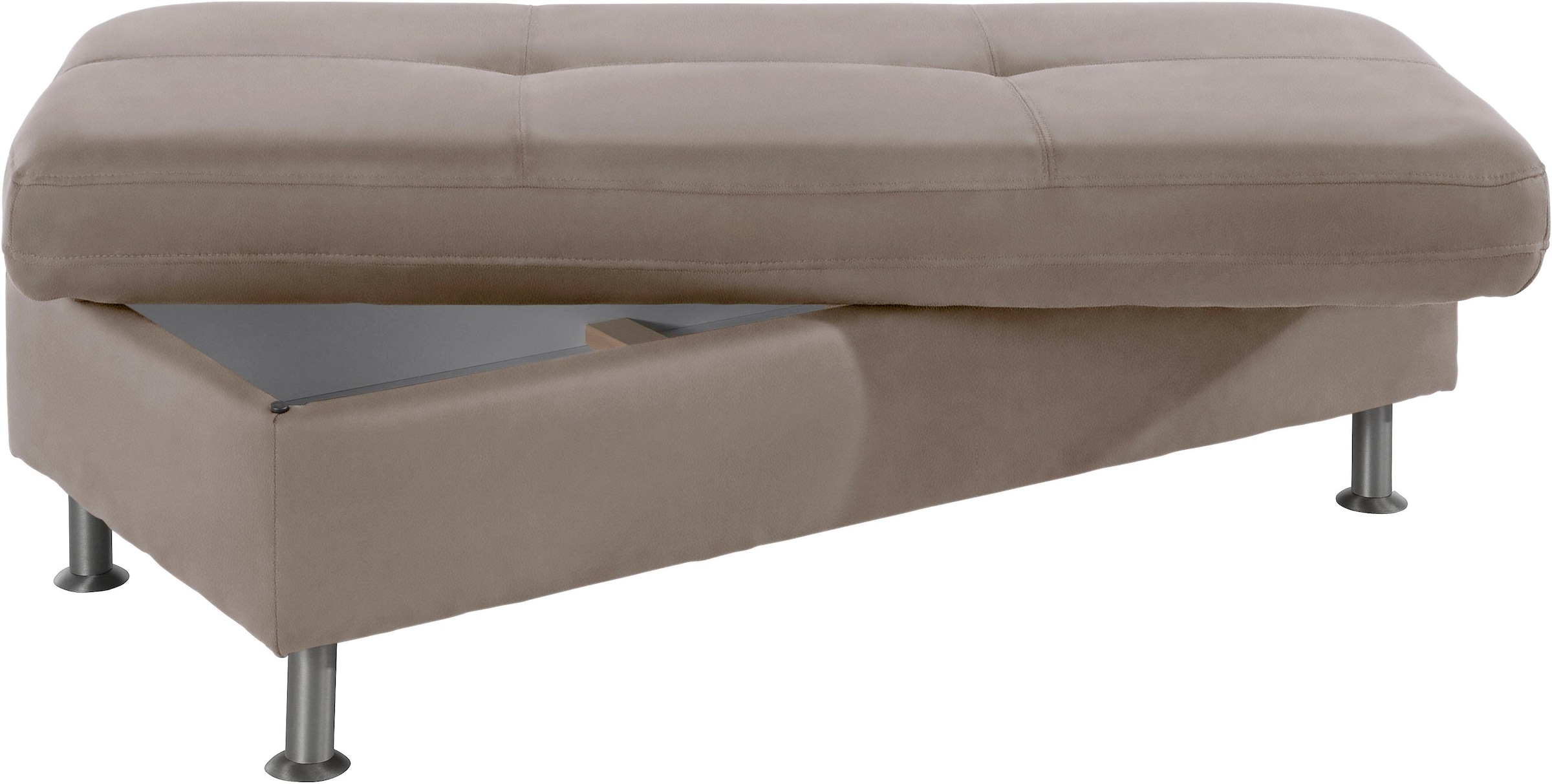 exxpo - sofa fashion Hocker »Maretto Bankhocker mit tollem Sitzkomfort«, praktisches Staufach unter der Sitzfläche