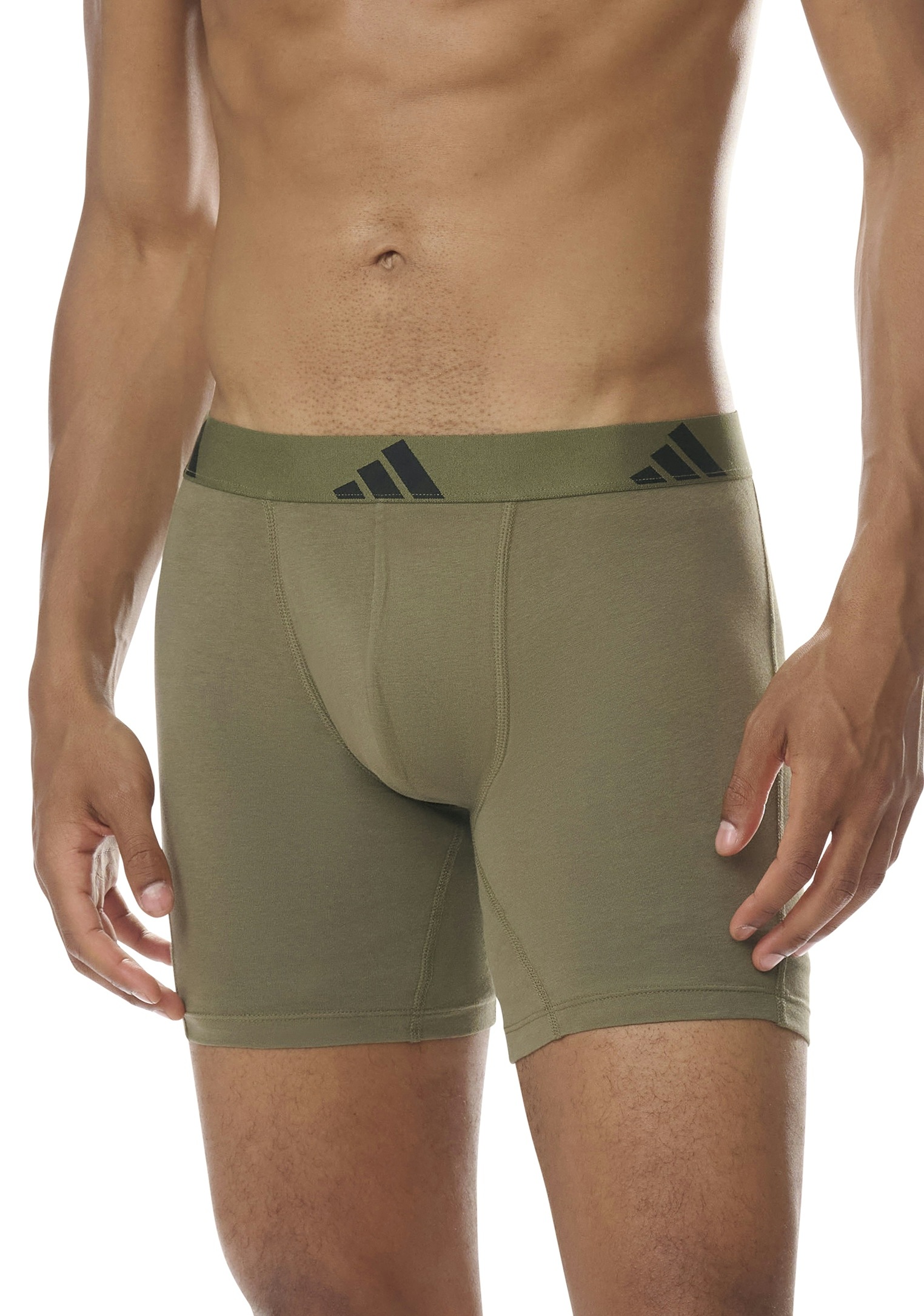 adidas Sportswear Boxershorts »Active Flex Cotton«, (3er Pack), mit etwas längerem Bein