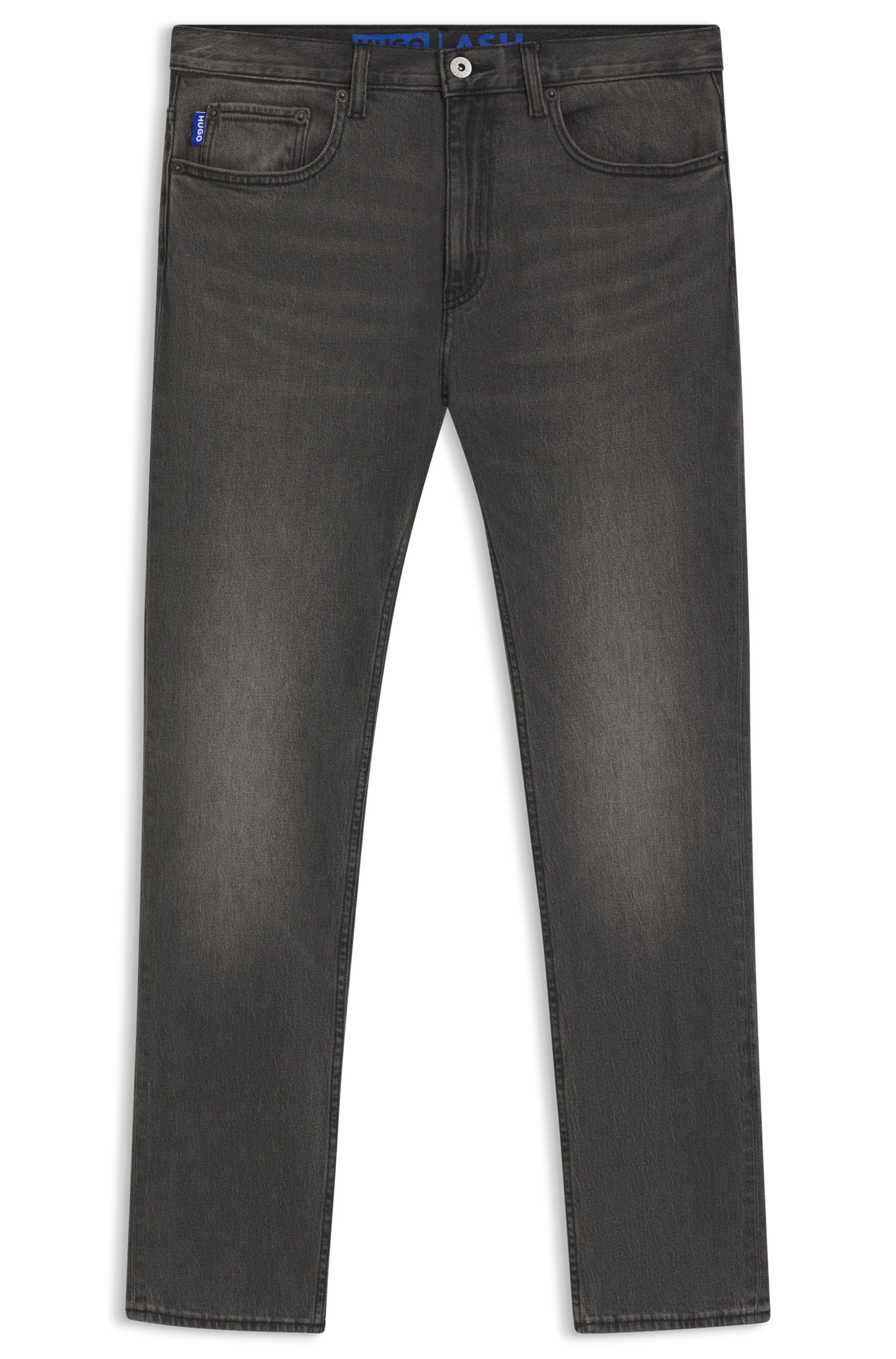 HUGO Blue Slim-fit-Jeans »Ash« mit Stone-washed-Finish