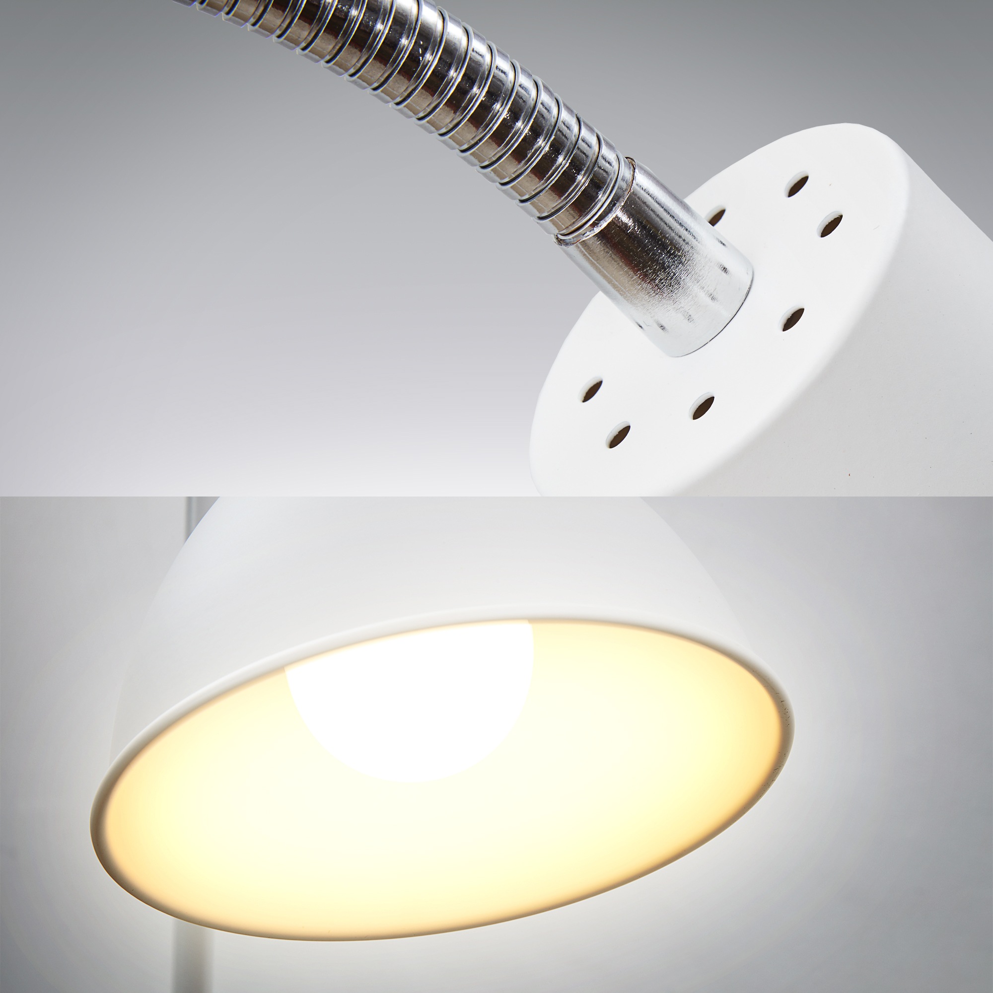 bei Stehlampe, inkl. x OTTO bestellen E27 ohne Leuchtenkopf Kabelschalter, Leuchtmittel B.K.Licht 1 verstellbar (Lief. Leuchtmittel), für