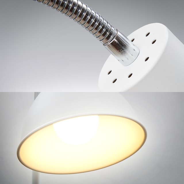 B.K.Licht Stehlampe, für 1 x E27 Leuchtmittel (Lief. ohne Leuchtmittel),  inkl. Kabelschalter, Leuchtenkopf verstellbar bestellen bei OTTO
