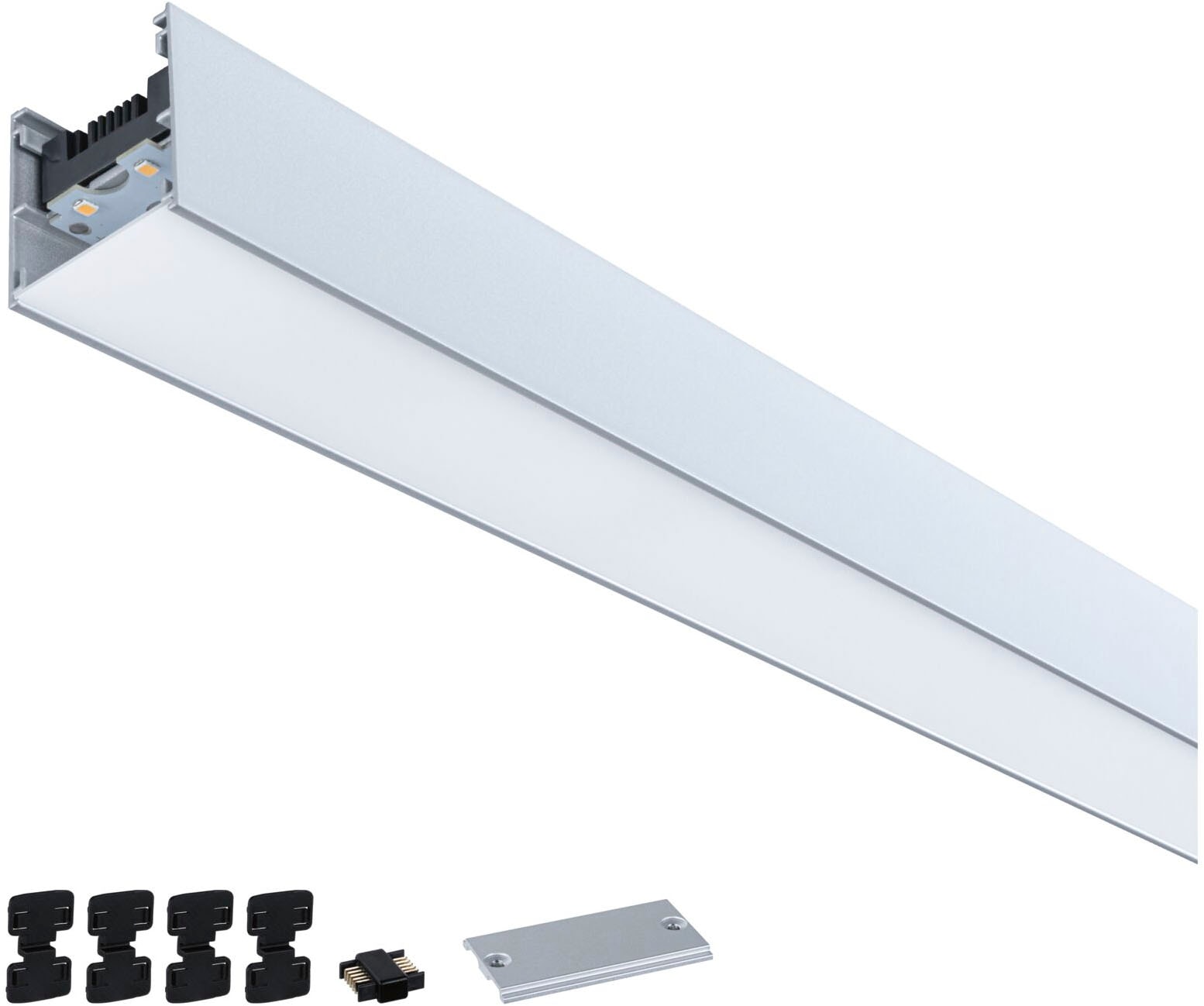 Paulmann Schienensystem-Leuchten »Linion Einspeisung Power Channel 1m« LED-Modul 1 Stk. Warmweiß
