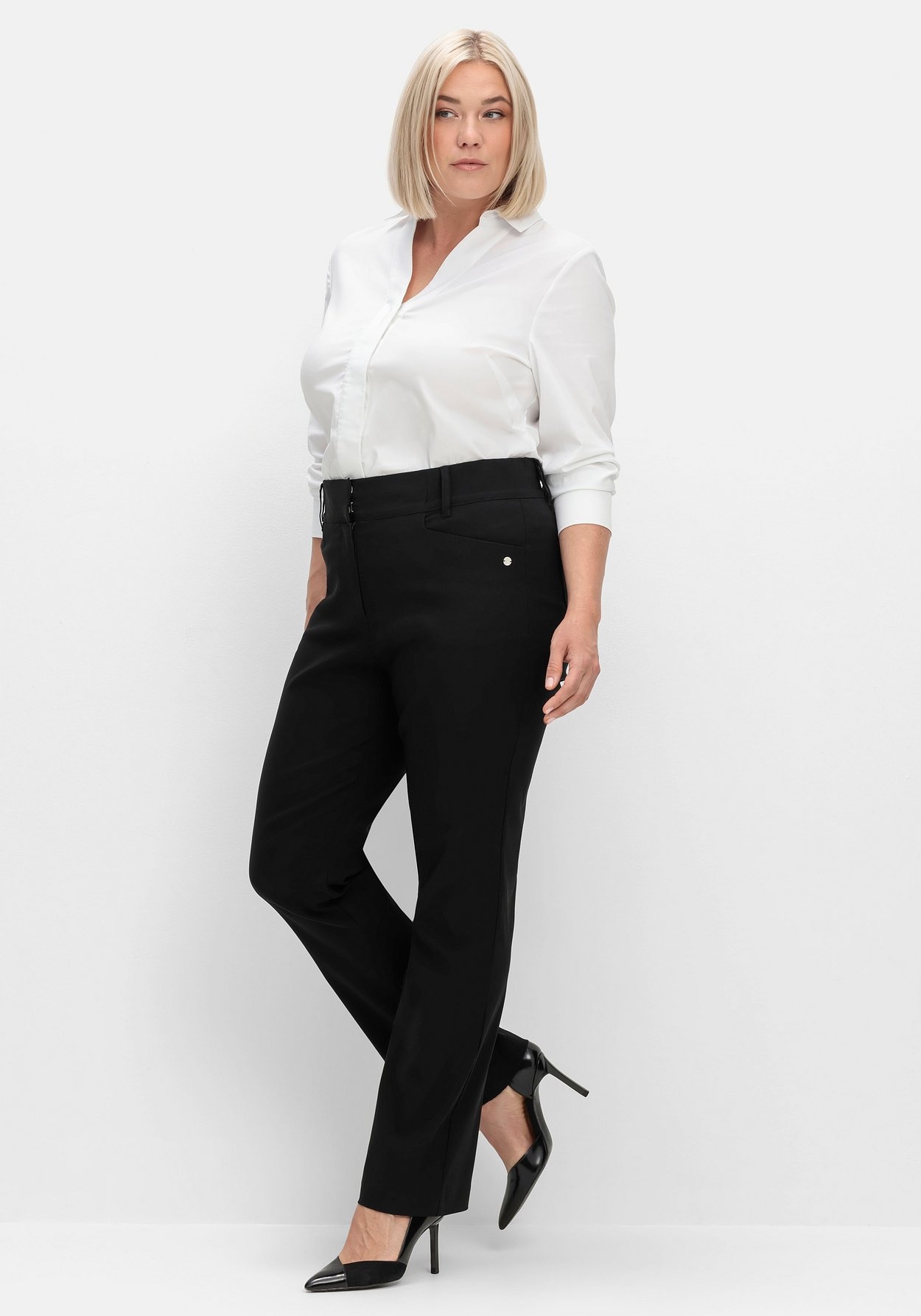 Sheego Stretch-Hose »CurvePerfect Hose mit Shapingeinsatz im Bauchbereich«