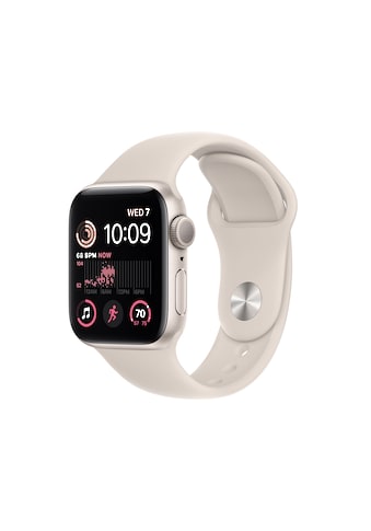 Apple Smartwatch »Apple Watch SE GPS, Aluminium, 40 mm mit Sportarmband« kaufen