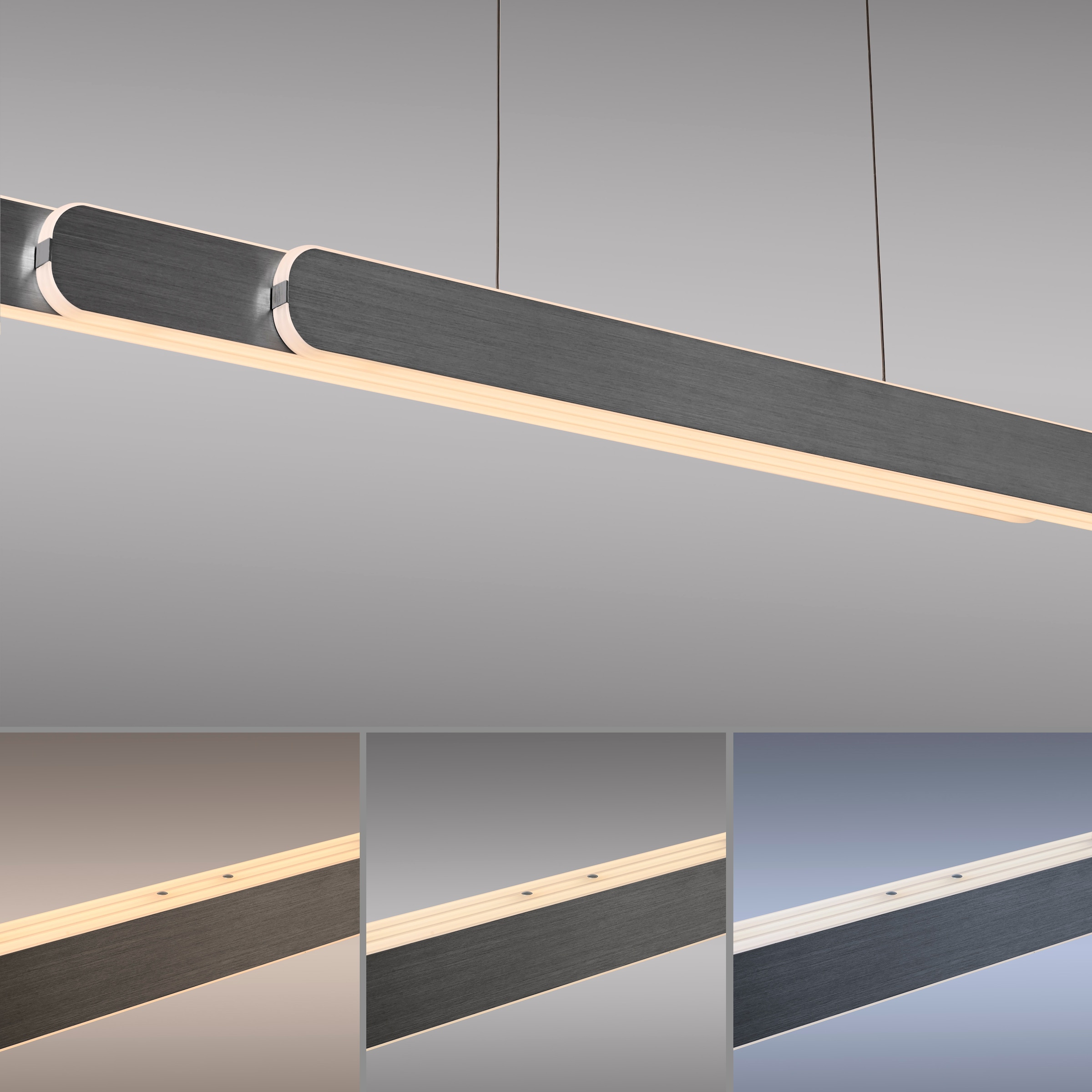 Paul Neuhaus Pendelleuchte »ADRIANAROU«, 2 flammig, Leuchtmittel LED-Board | LED fest integriert, CCT - über Touch, dimmbar über Touchdimmer, Comfort Lift