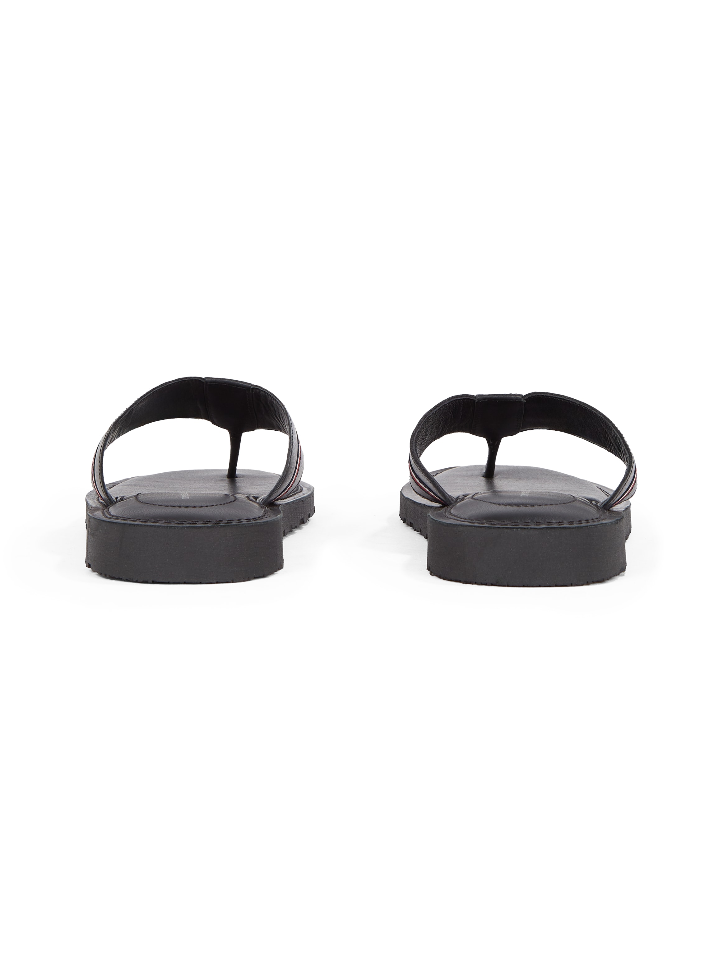 Tommy Hilfiger Zehentrenner »CORE HILFIGER TOE POST LH SANDAL«, Sommerschuh, Strandschuh, Dianette mit Streifen in Tommy-Farben