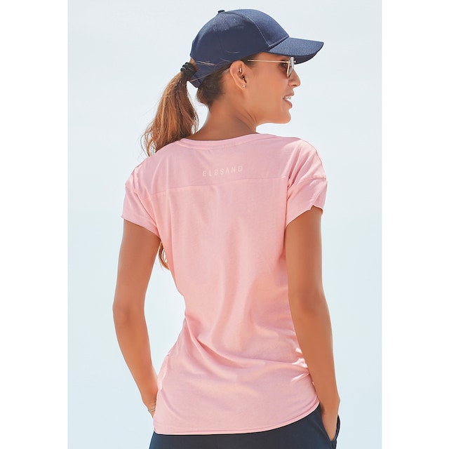 Elbsand T-Shirt »Ranva«, mit Logodruck, Kurzarmshirt aus Baumwoll-Mix,  sportlich im OTTO Online Shop