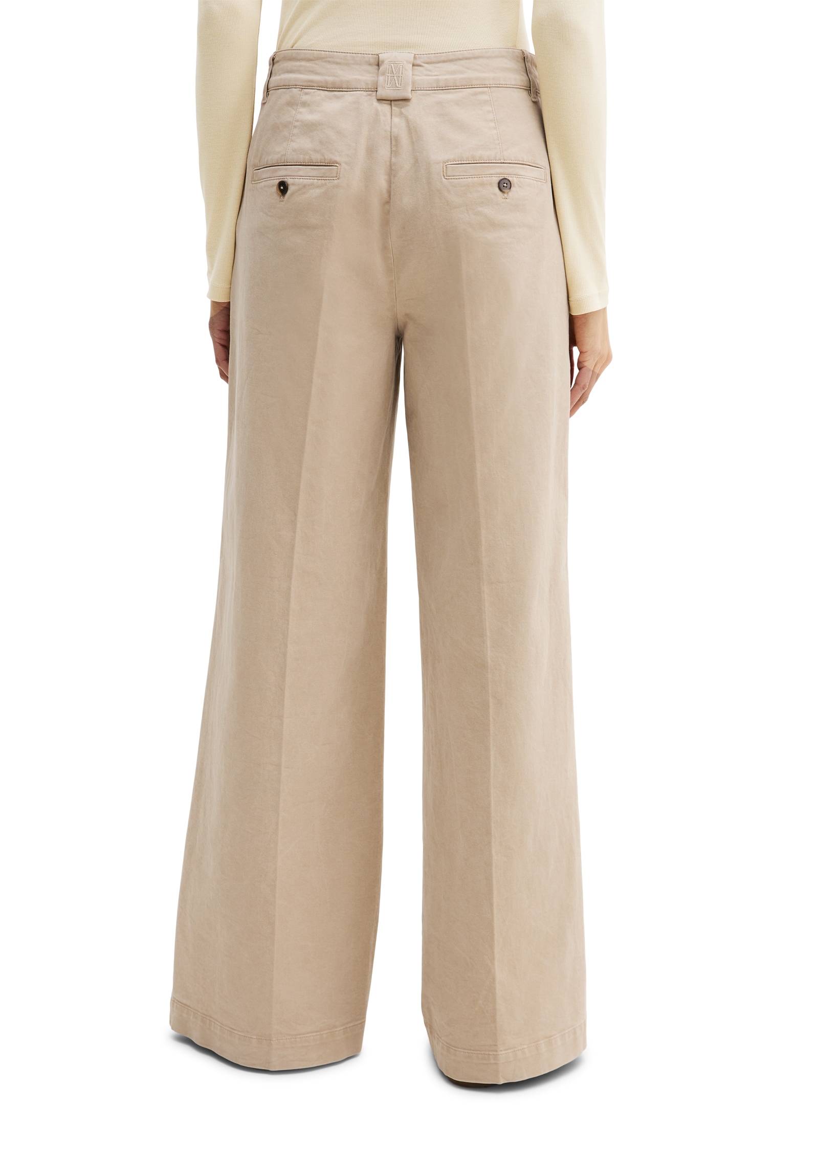 Marc O'Polo Bügelfaltenhose »MARGO Wide«  Model Margo wide aus Organic Cotton-Twill