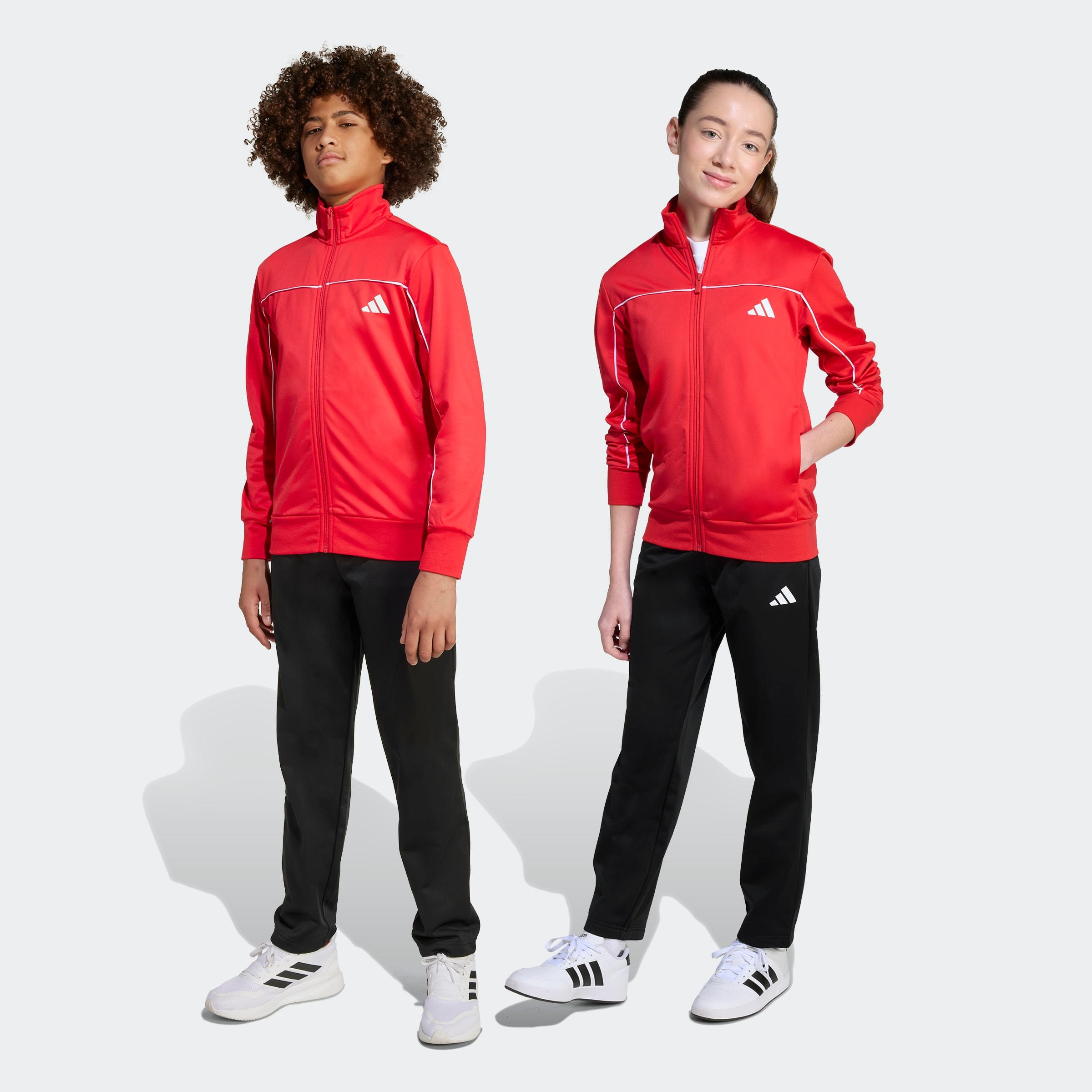 adidas Sportswear Trainingsanzug »J CP TR TS« 2 Stk. für Kinder und Teens, zweiteiliges Set, mit Stehkragen