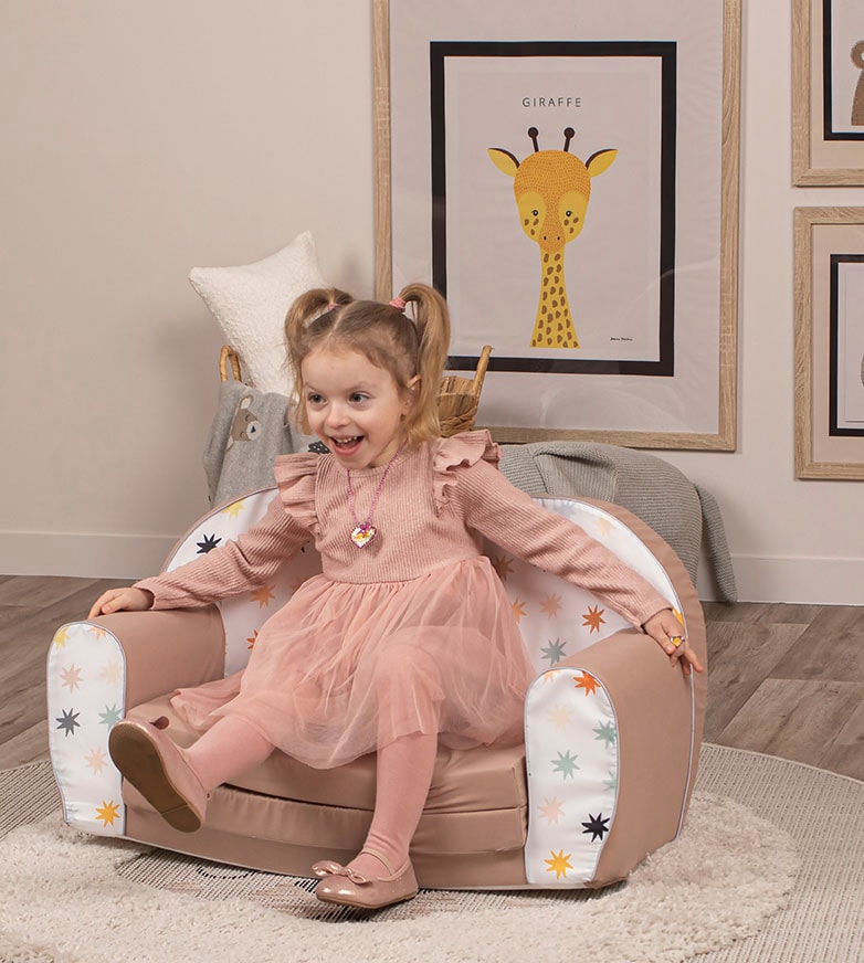 Knorrtoys® Sofa »Pastell Stars«, für Kinder; Made in Europe