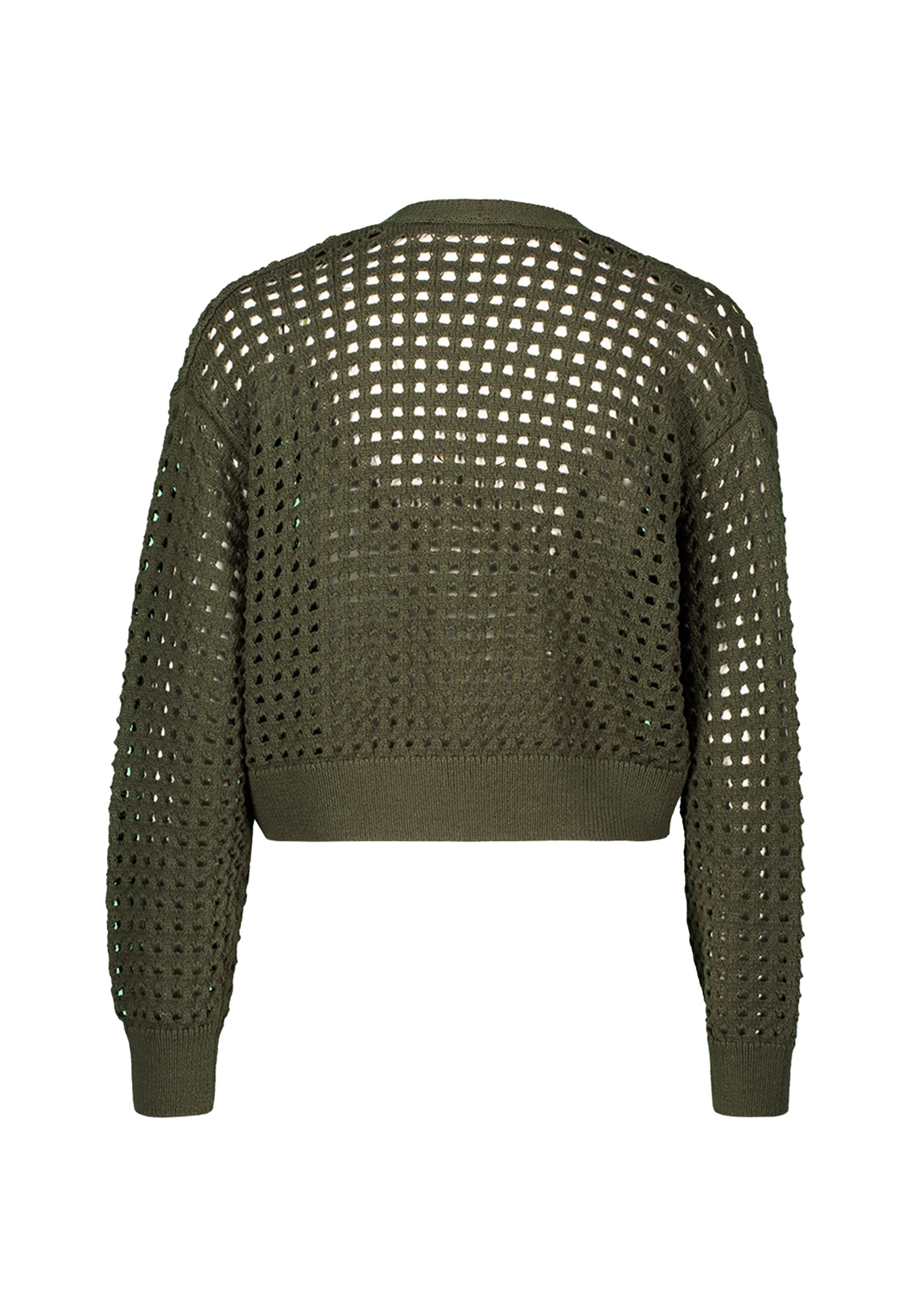 Zero Strickjacke »Strickjacke mit Lochmuster«