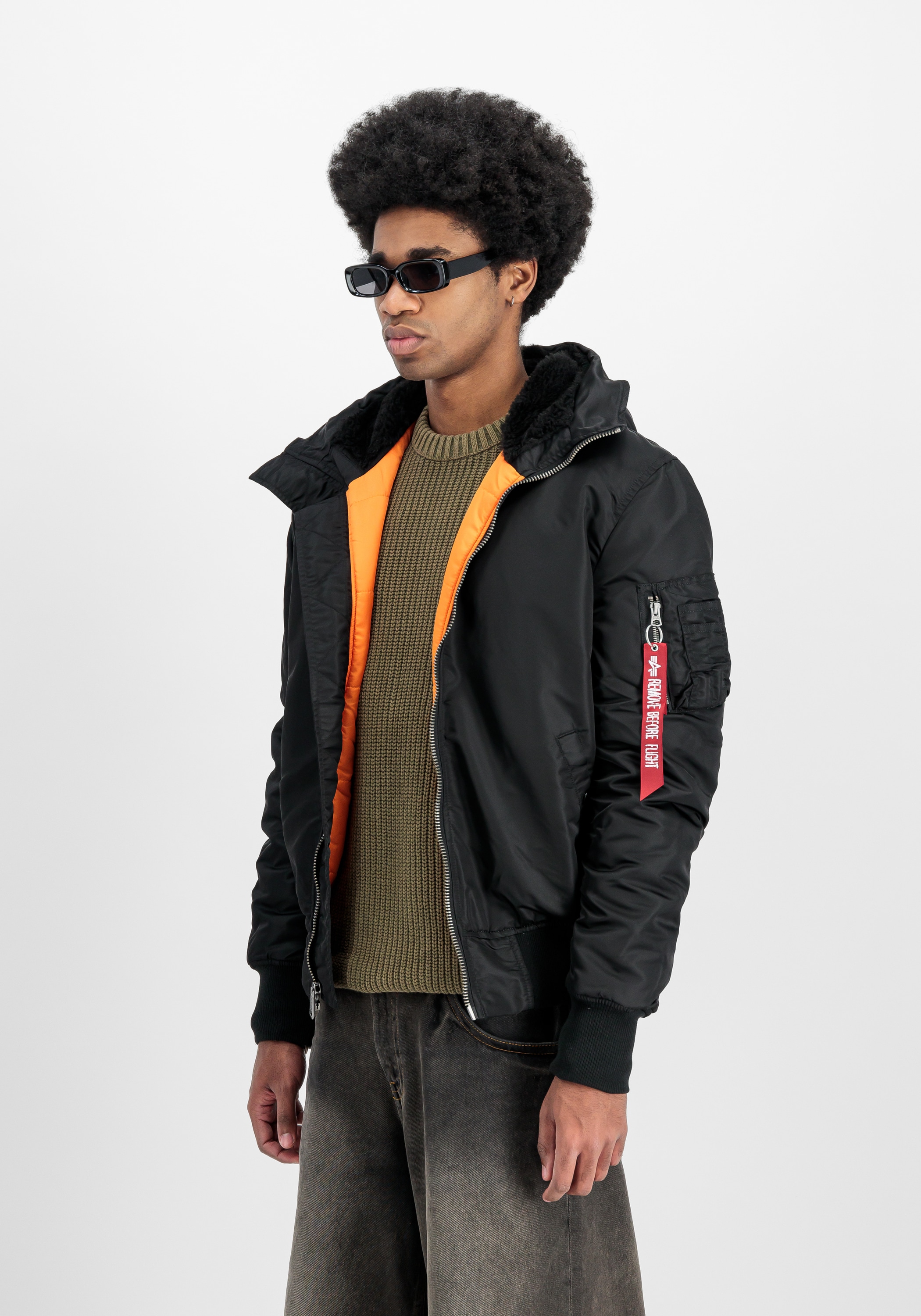 Alpha Industries Bomberjacke »Alpha Industries Men - Bomber Jackets MA-1 Hooded«