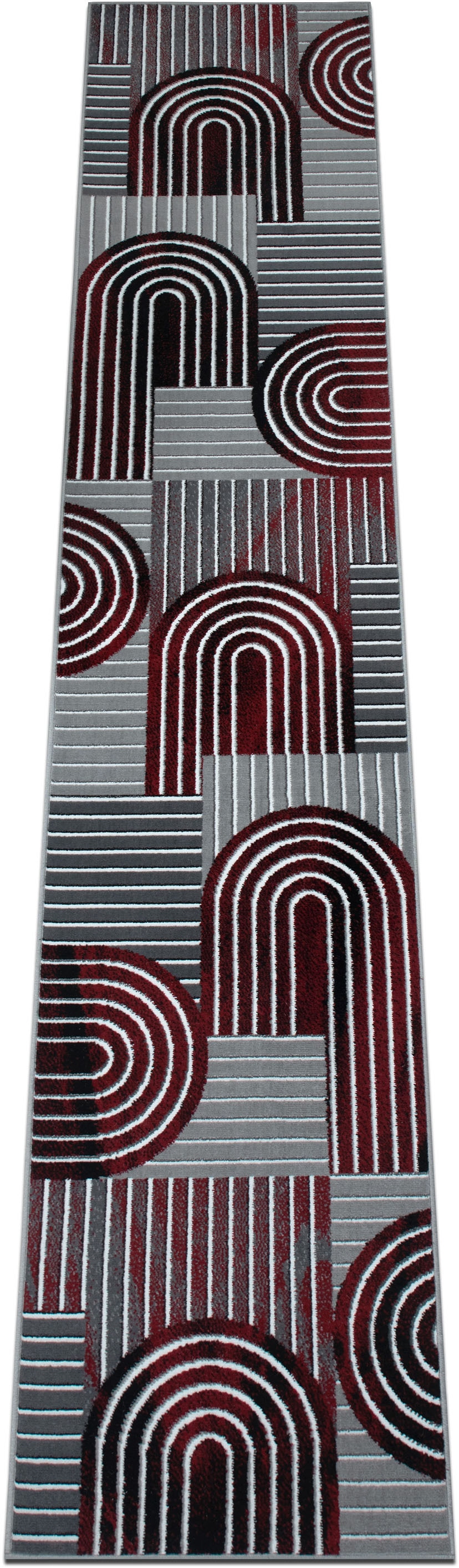 OTTO home Läufer »Lyssandra« rechteckig 8 mm Höhe 3D-Effekt, softer Kurzflor, pflegeleicht, leichter Glanz, Scandi-Look