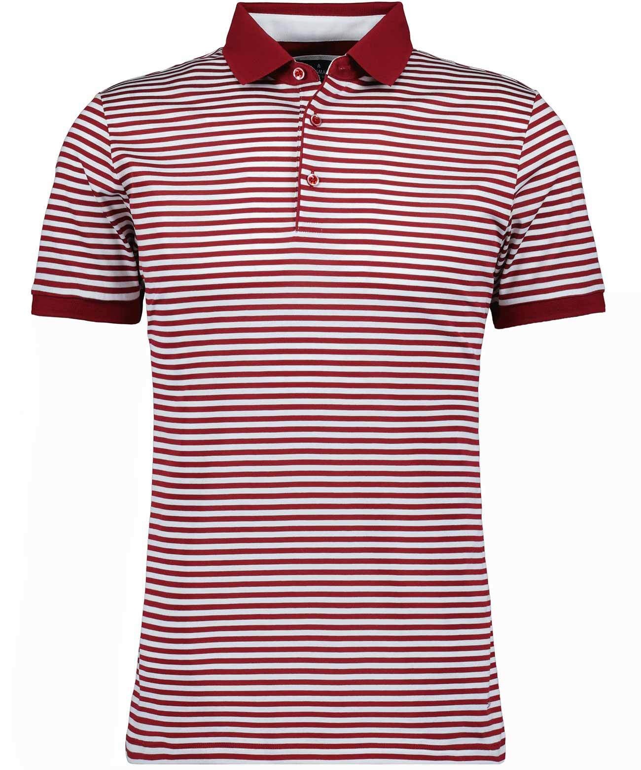 Ragman Herren Poloshirt in rot, Größe XXL