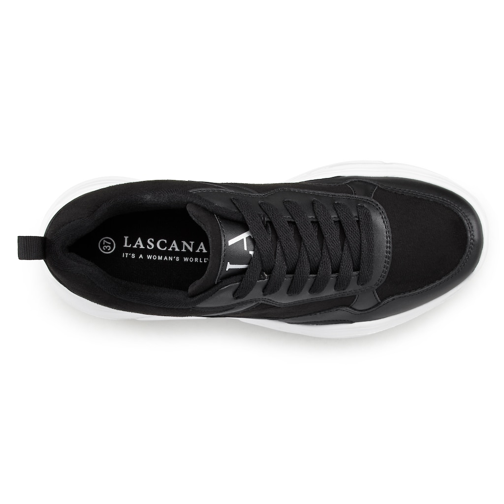LASCANA Sneaker, mit ultraleichter Chunky Sohle und weicher Innensohle