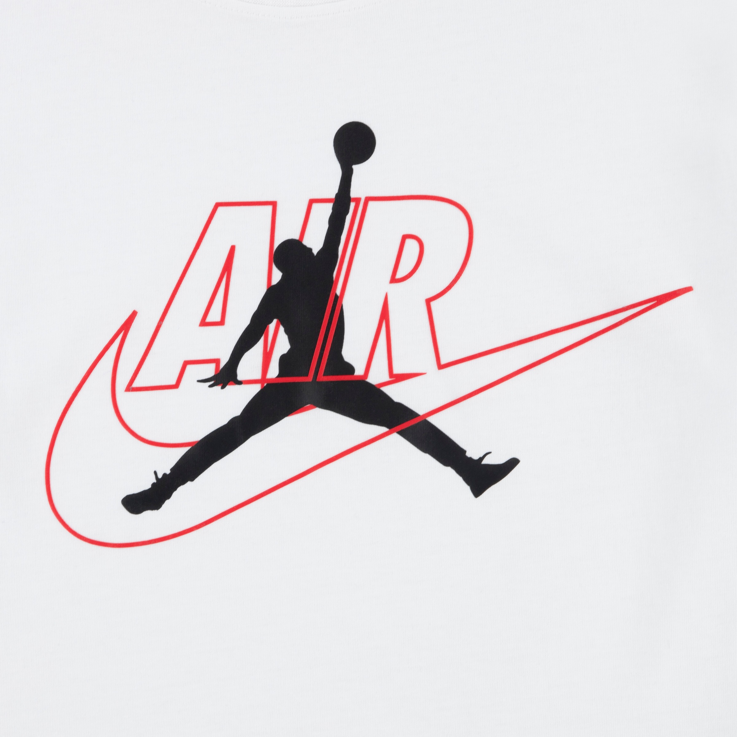 Jordan T-Shirt »AIR SWOOSH JM SS TEE« mit markantem Jumpman-über-Swoosh-Motiv, Kurzarmdesign