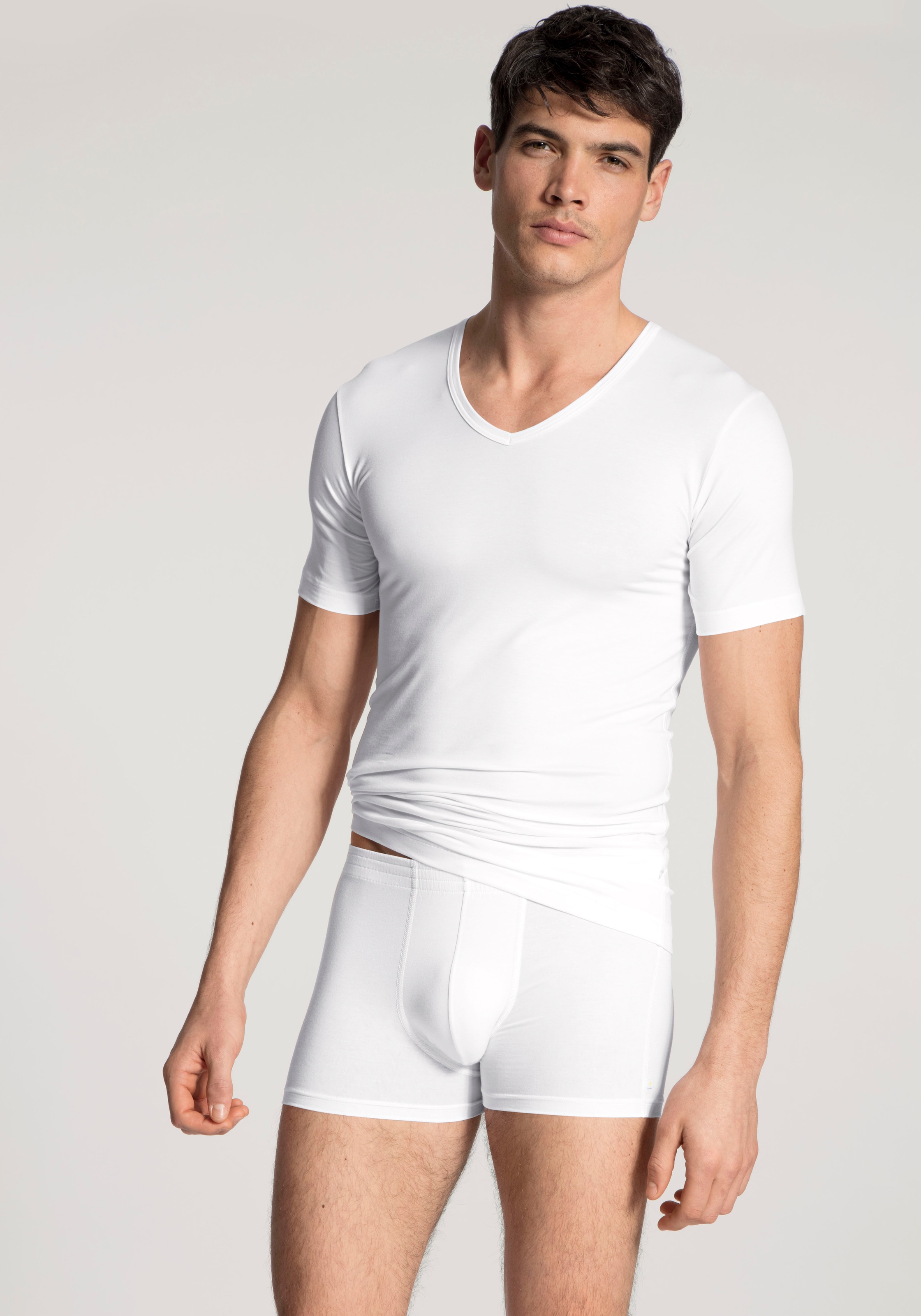 CALIDA Boxer »Focus«, Herren-Trunk mit bezogenem Bund